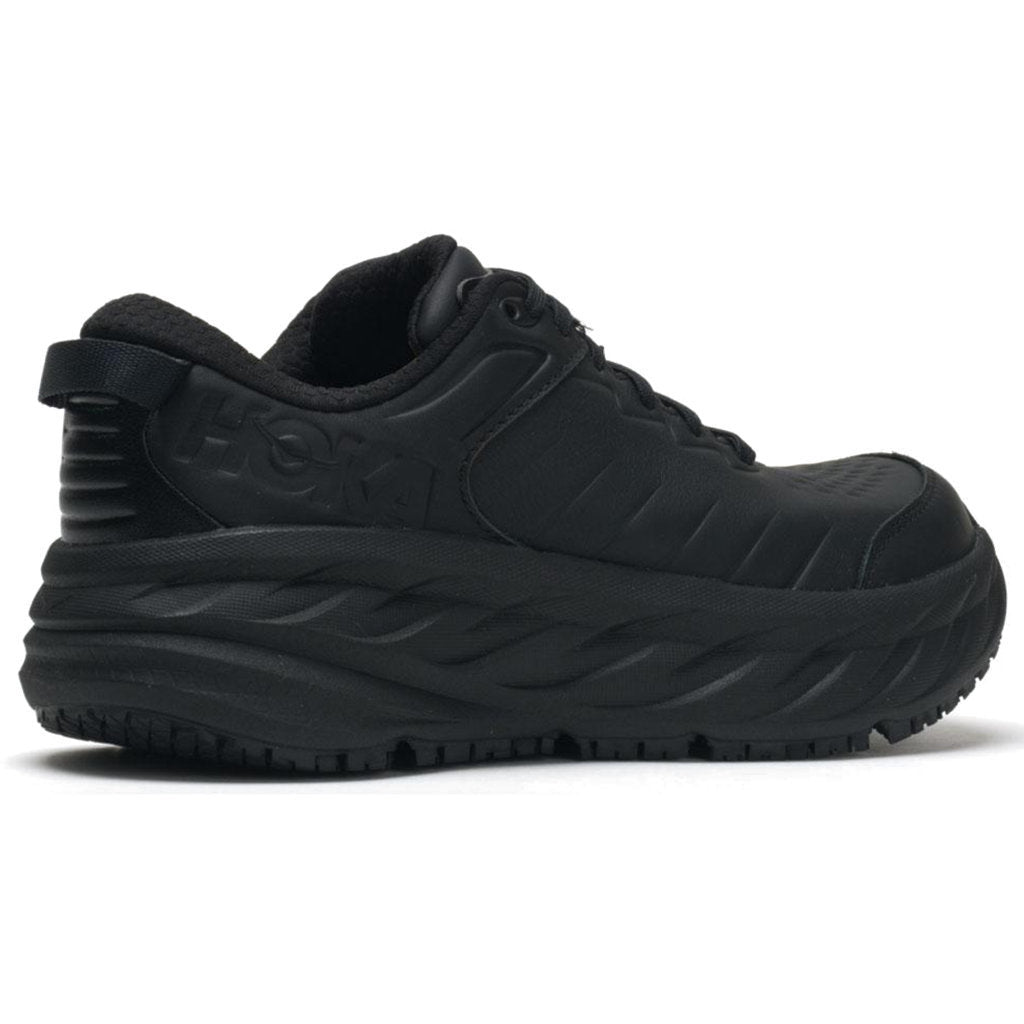 Hoka Bondi SR Leather Men's Running Shoes#color_black