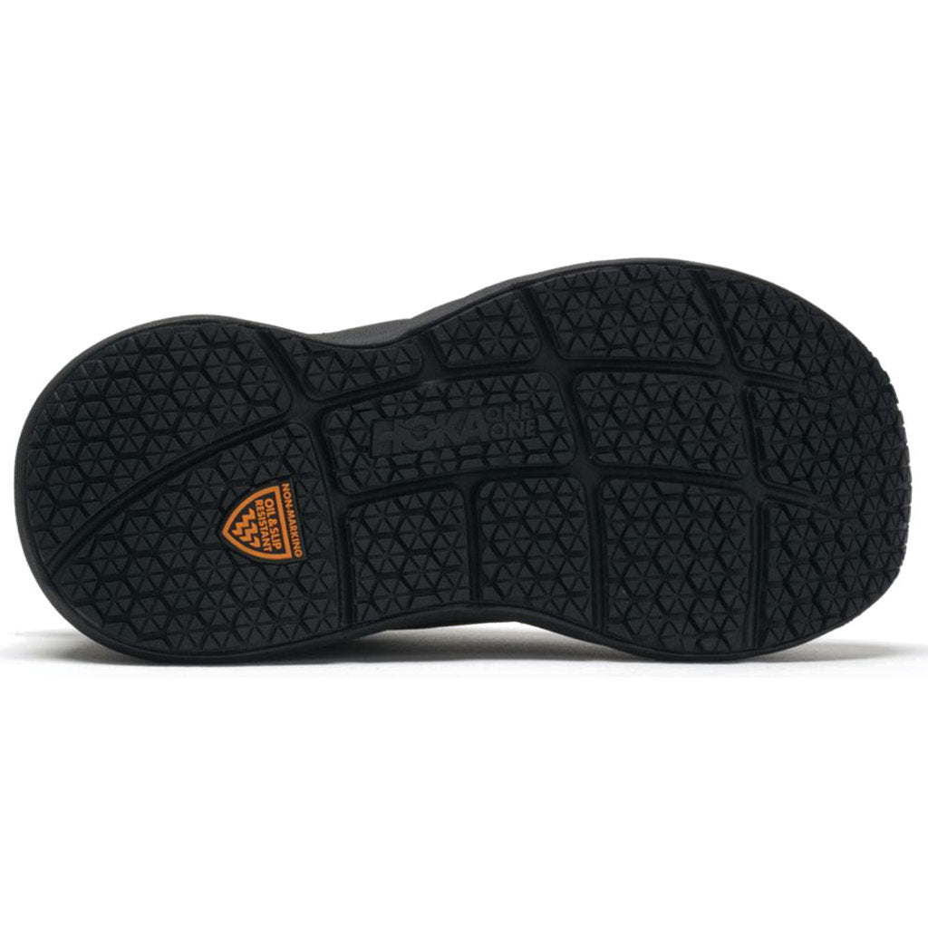 Hoka Bondi SR Leather Men's Running Shoes#color_black