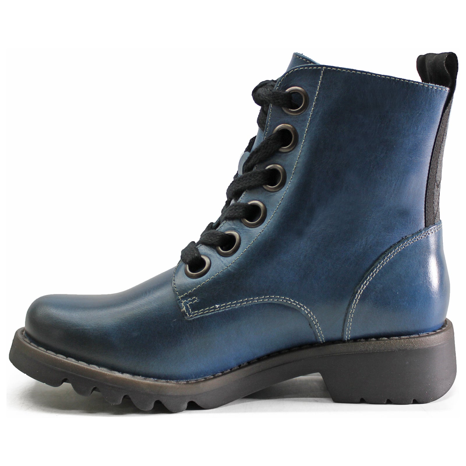 Fly London RAGI539FLY P144539017 Rug Leather Womens Boots - Royal Blue - 39#color_royal blue
