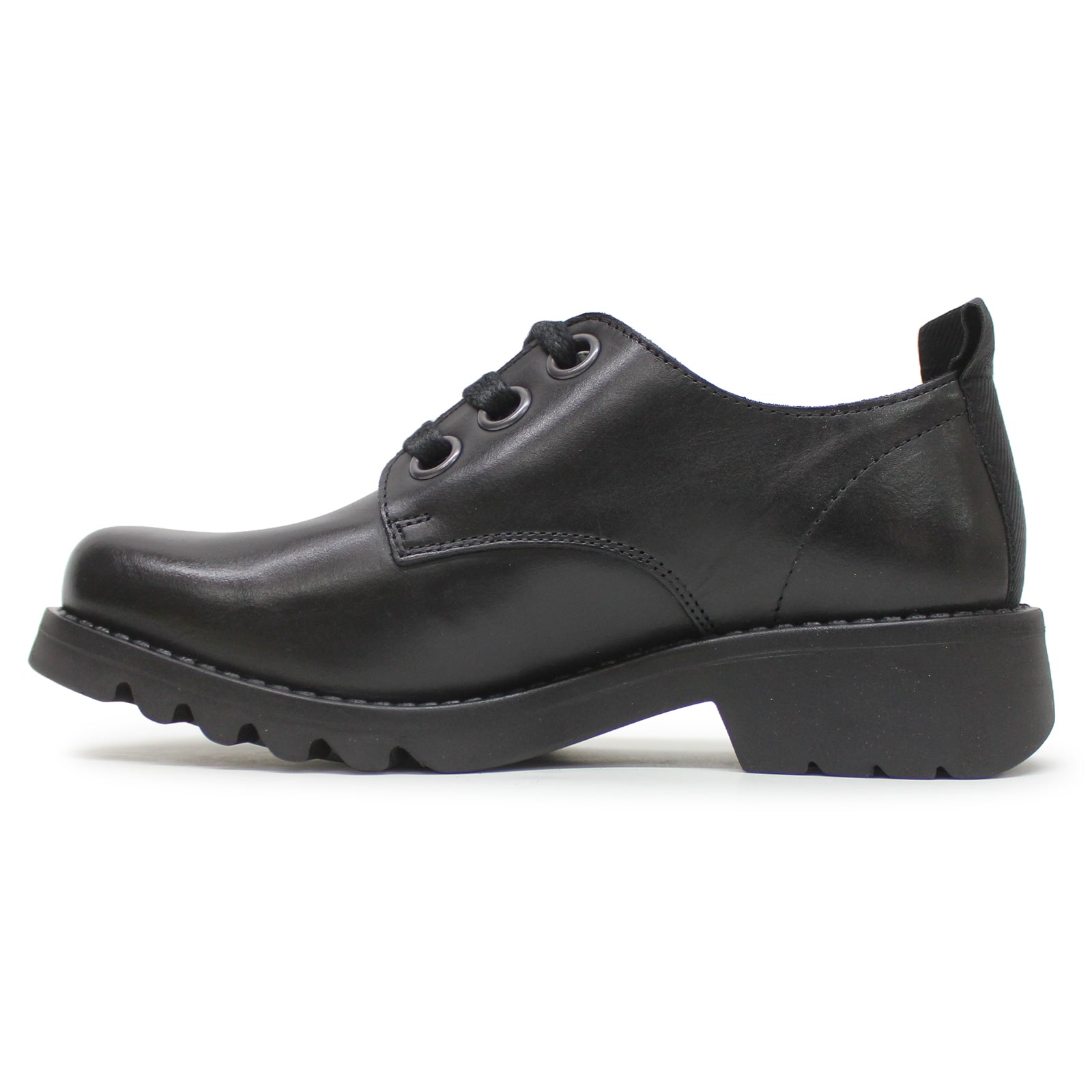 Fly London RUDA538FLY Rug Leather Womens Shoes#color_black black