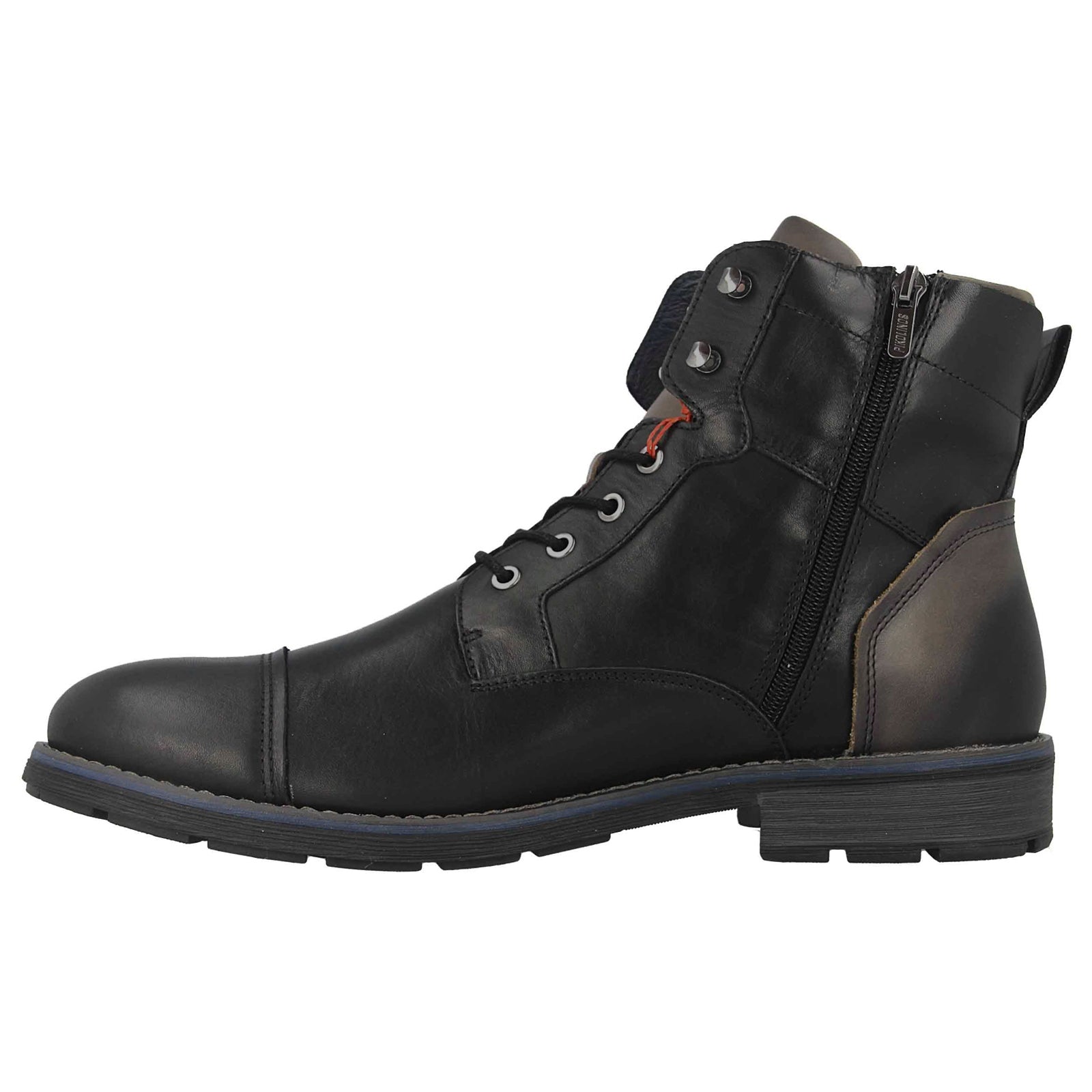 Pikolinos York M2M Leather Mens Boots#color_black