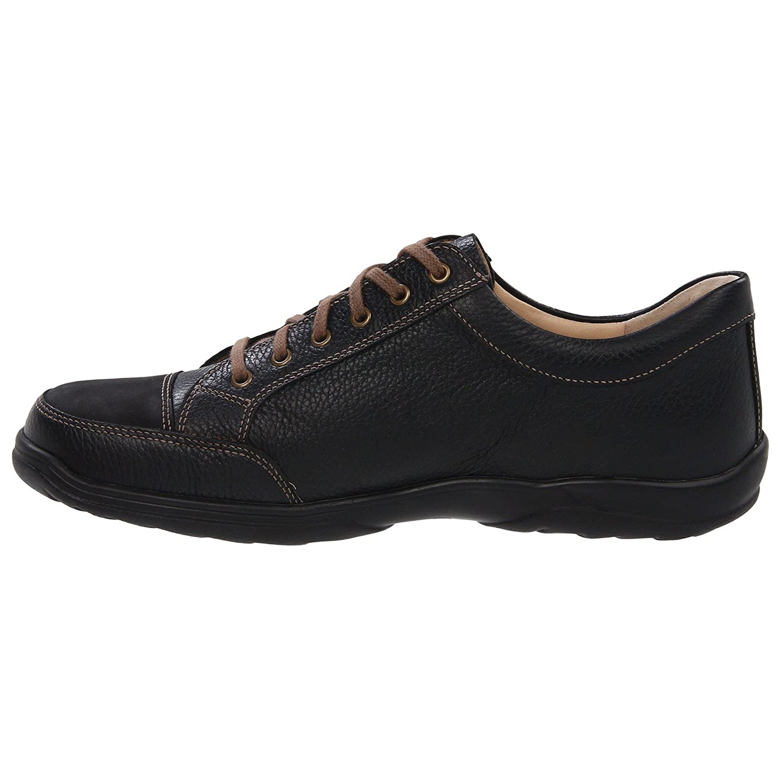 Finn Comfort Alamo Leather Mens Shoes#color_black