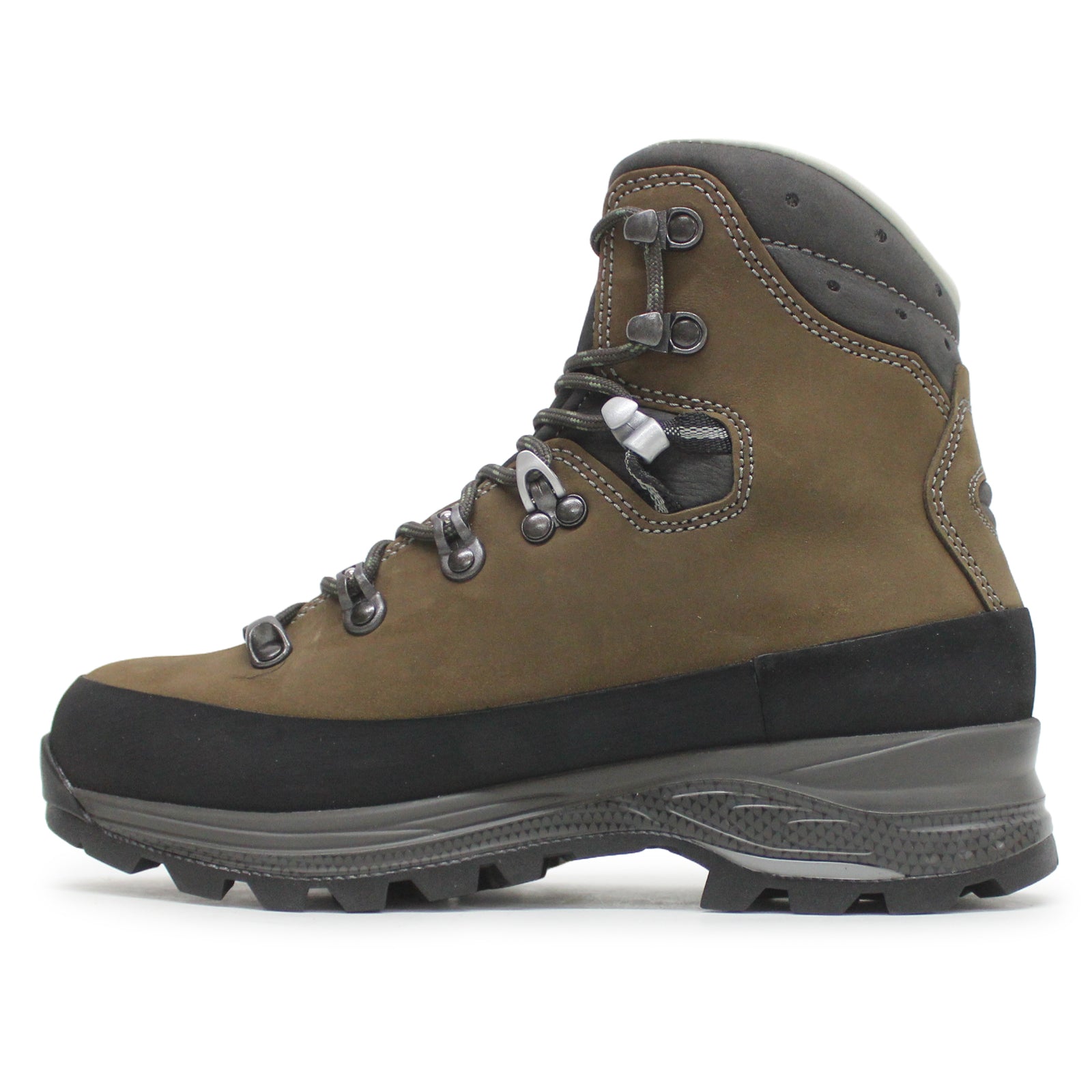 Lowa Tibet LL Nubuck Womens Boots#color_dark brown slate
