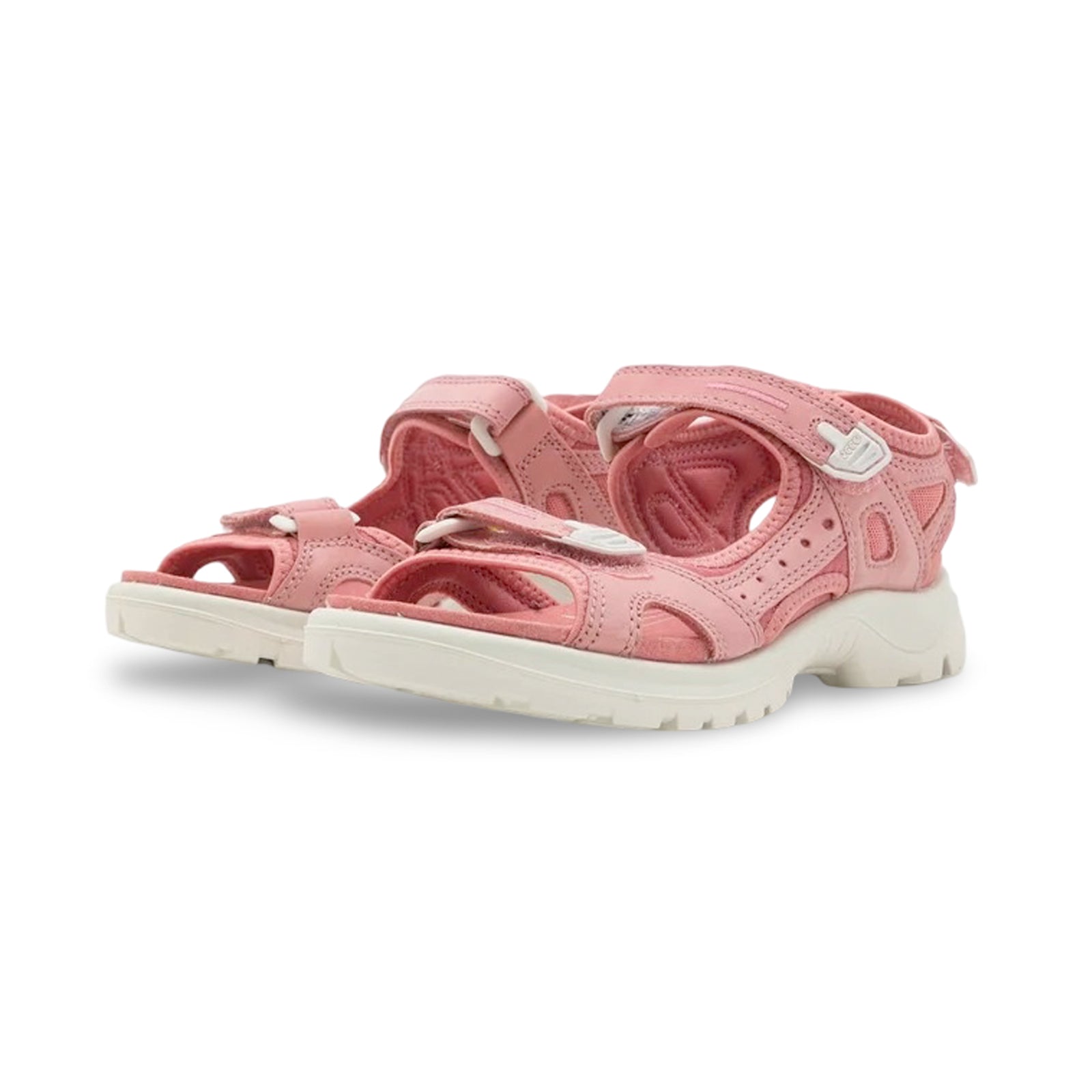 Ecco Offroad 069563 Leather Textile Womens Sandals#color_old rose