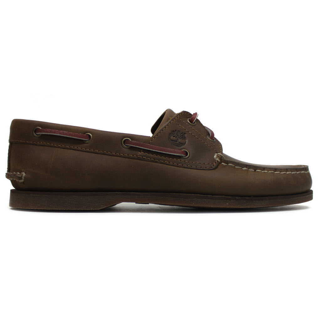 Timberland Classic Boat Leather Mens Shoes#color_brown