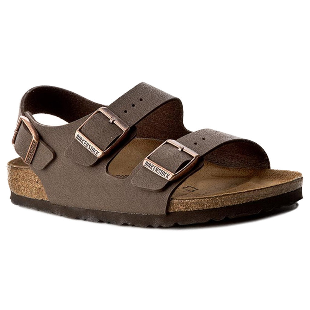 Birkenstock Milano BS Birko-Flor Unisex Sandals#color_mocca