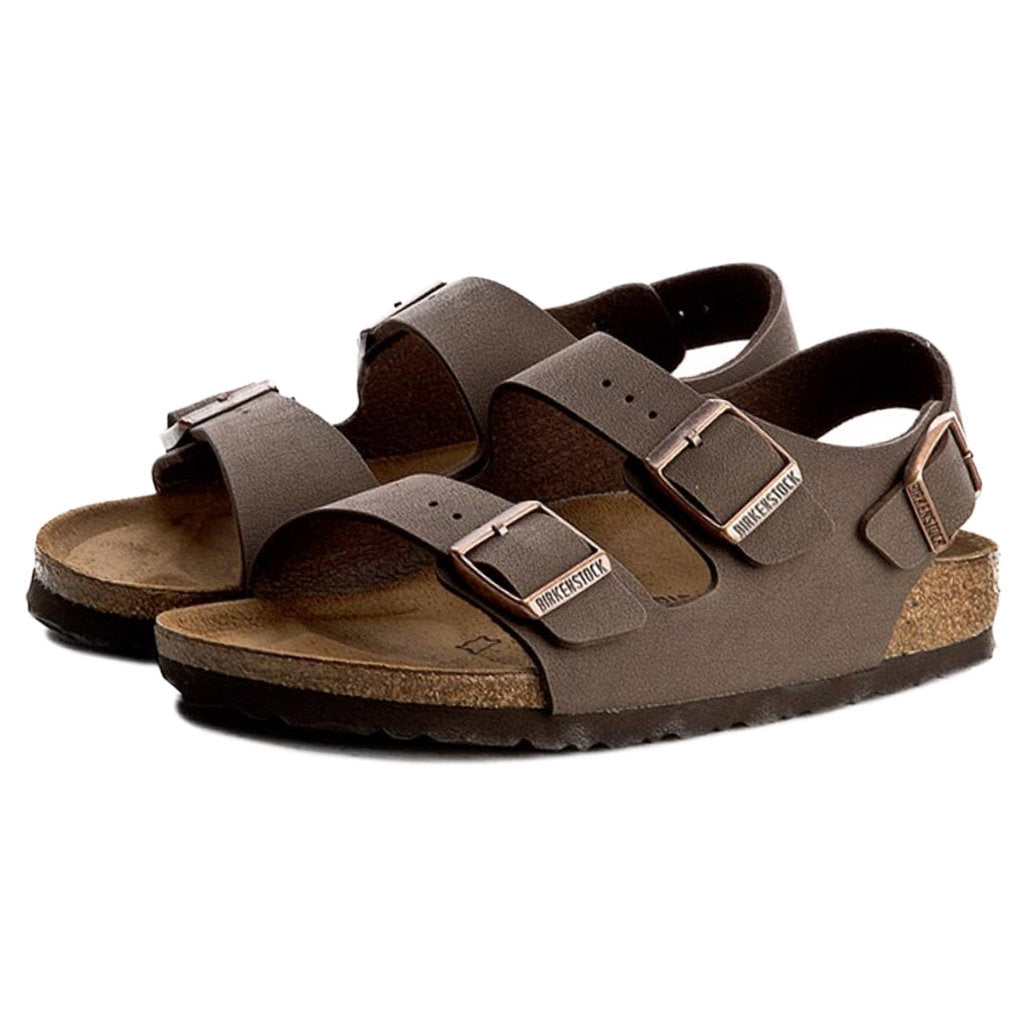 Birkenstock Milano BS Birko-Flor Unisex Sandals#color_mocca