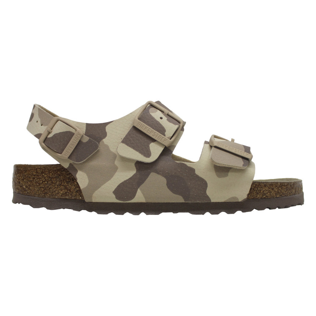 Birkenstock Milano BS Birko-Flor Unisex Sandals#color_desert soil gray taupe