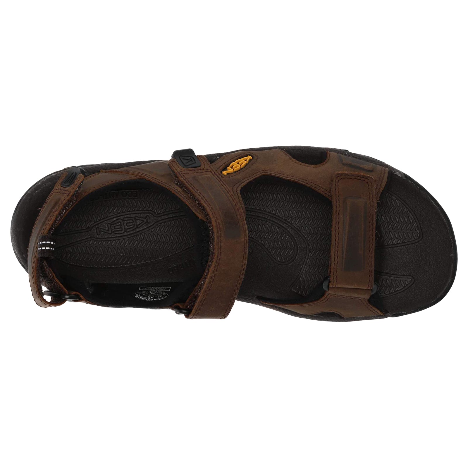 Keen Targhee III Open Toe Leather Mens Sandals#color_bison mulch