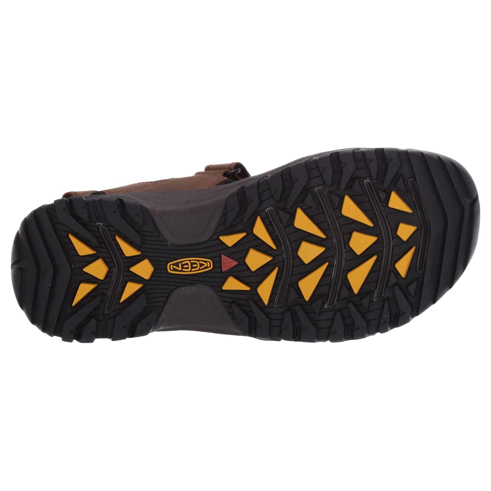 Keen Targhee III Open Toe Leather Mens Sandals#color_bison mulch