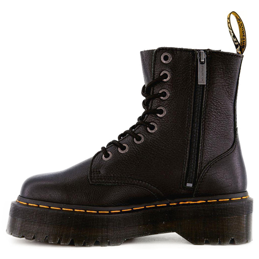 Dr. Martens Jadon III Pisa Leather Unisex Boots#color_black