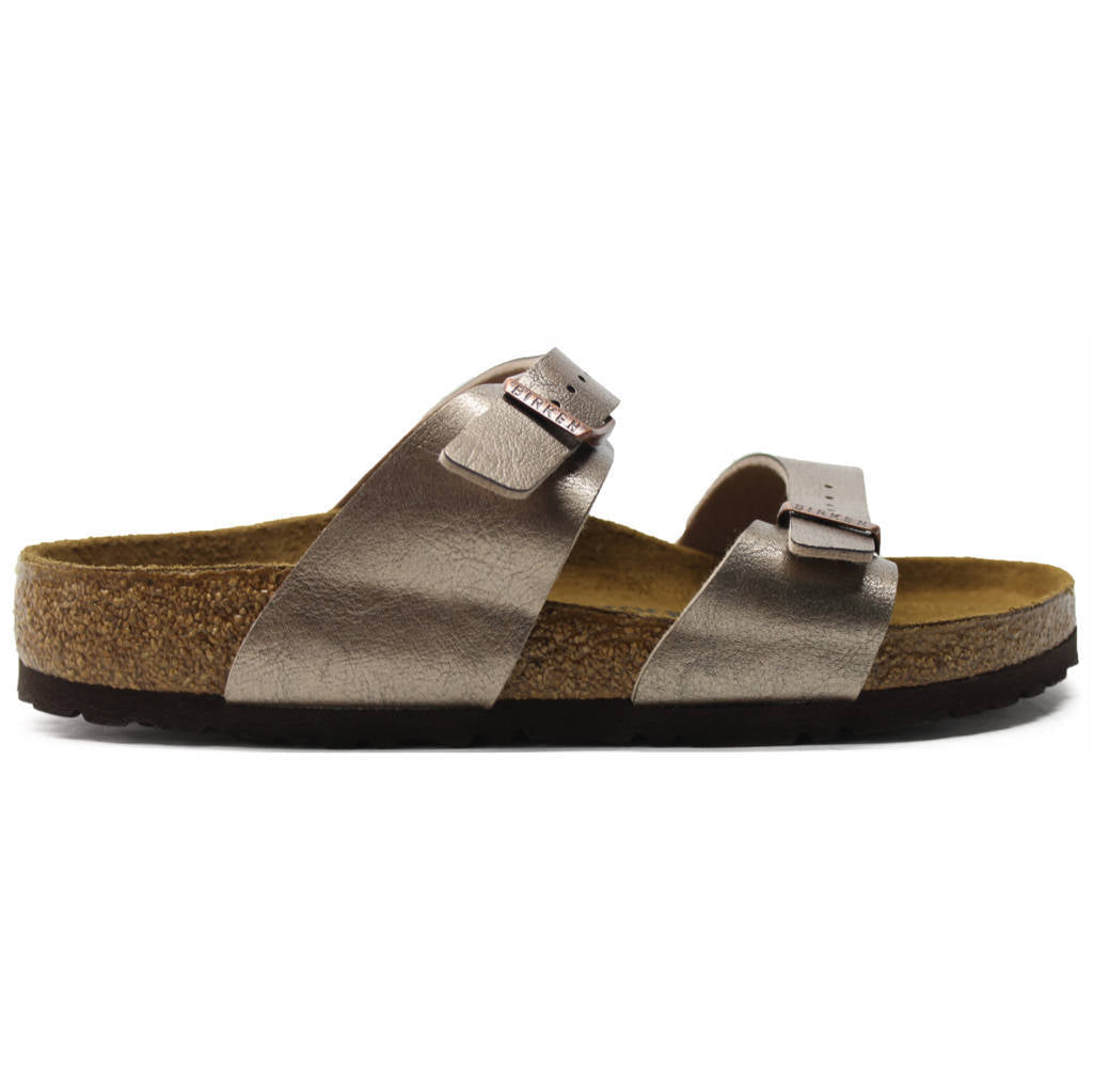 Birkenstock Sydney BS Birko-Flor Unisex Sandals#color_graceful taupe