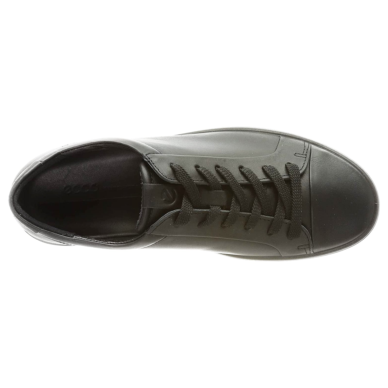 Ecco Soft 7 470303 470303-51052 Leather Womens Trainers - Black - 38#color_black