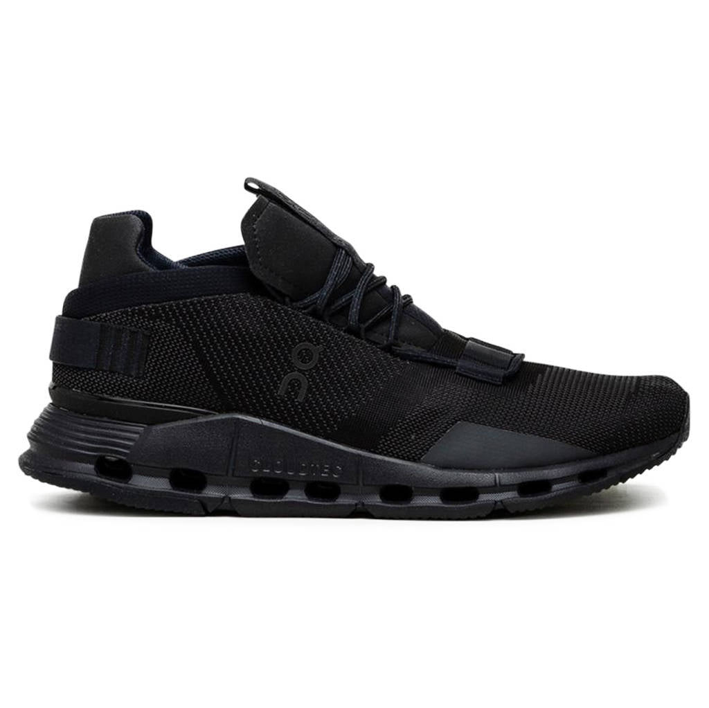 On Cloudnova Textile Women's Running Shoes#color_black eclipse