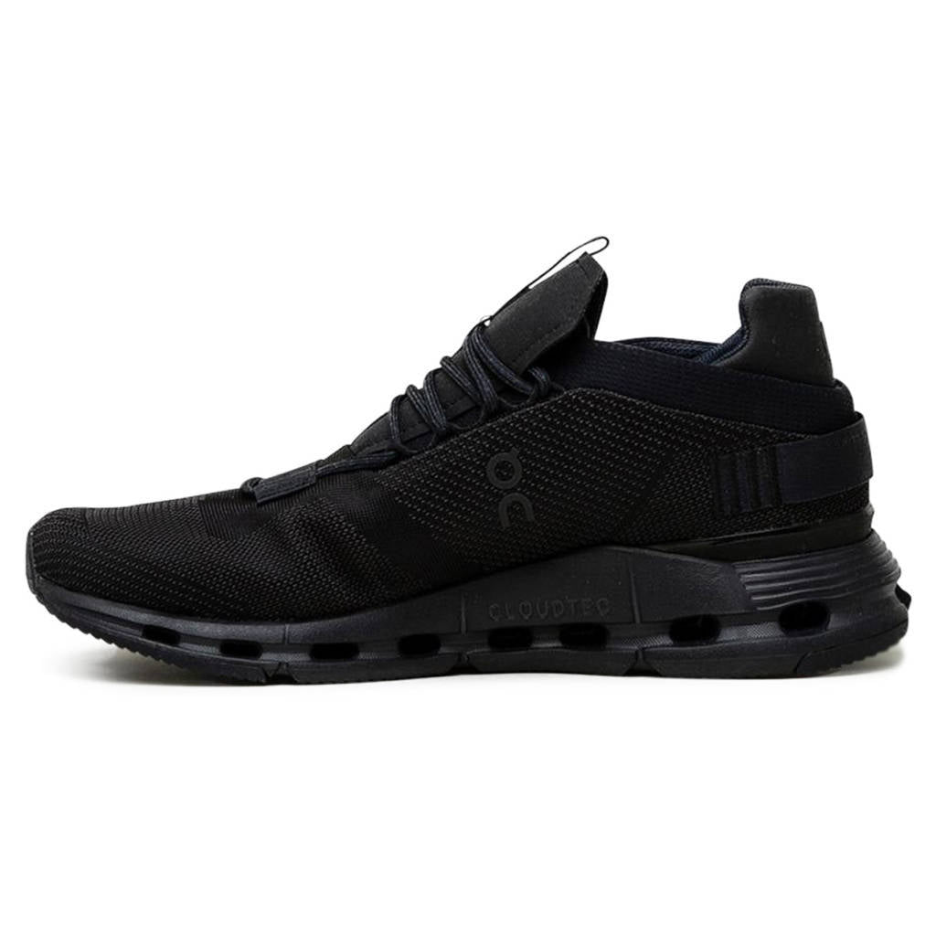 On Cloudnova Textile Women's Running Shoes#color_black eclipse