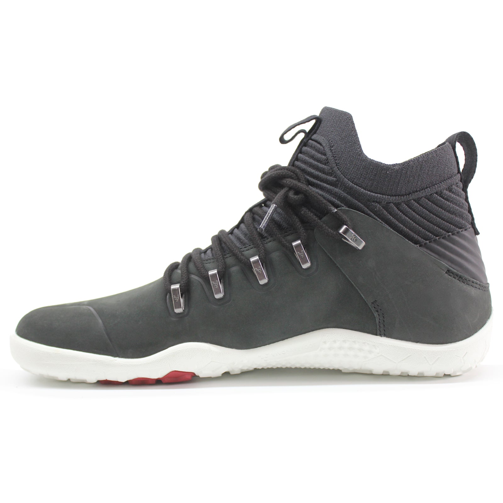 Vivobarefoot Magna FG Leather Textile Womens Trainers#color_black