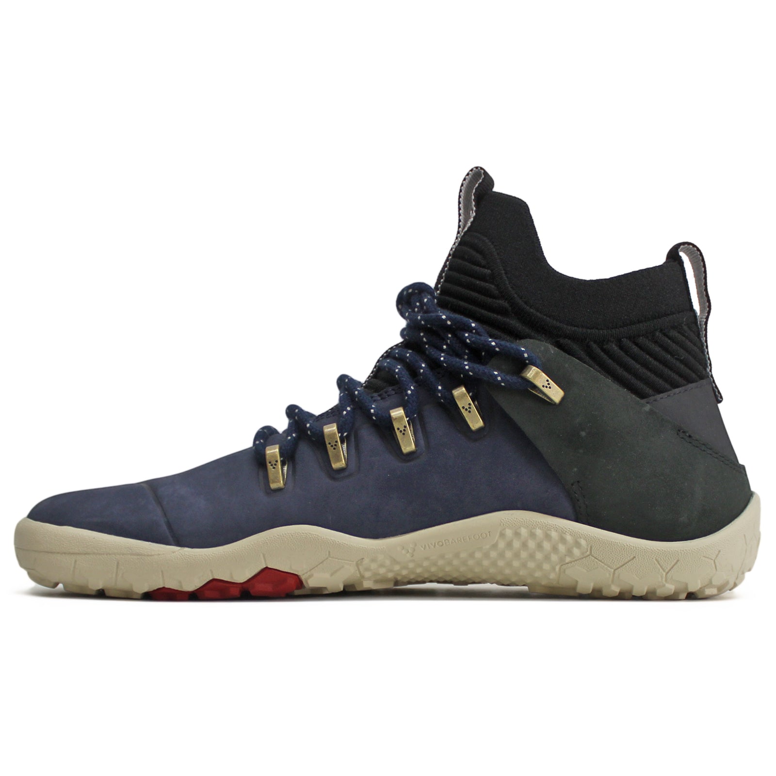 Vivobarefoot Magna FG 209080-05 Leather Textile Womens Trainers - Dress Blue - 40#color_dress blue
