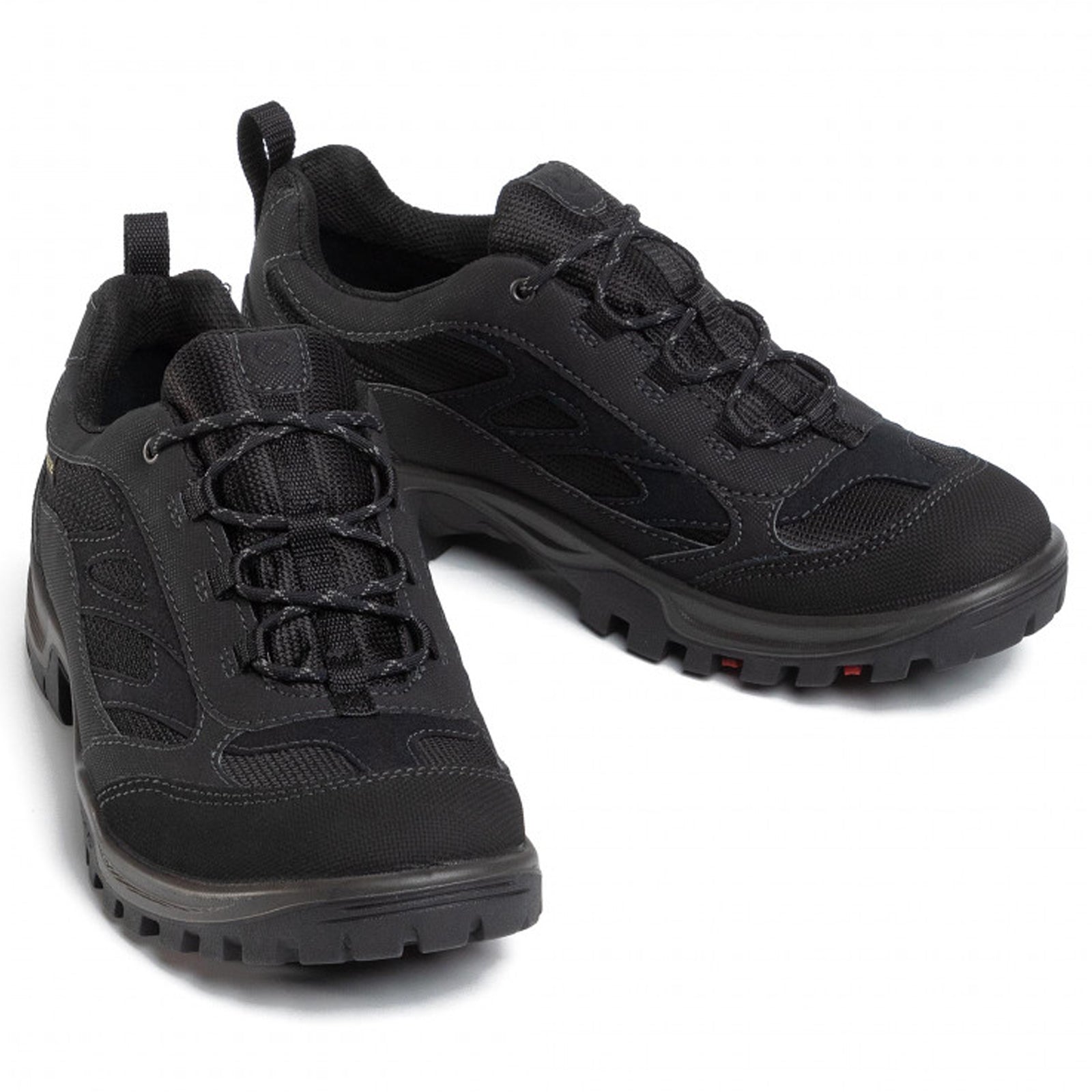 Ecco Xpedition III Leather Textile Mens Trainers#color_black