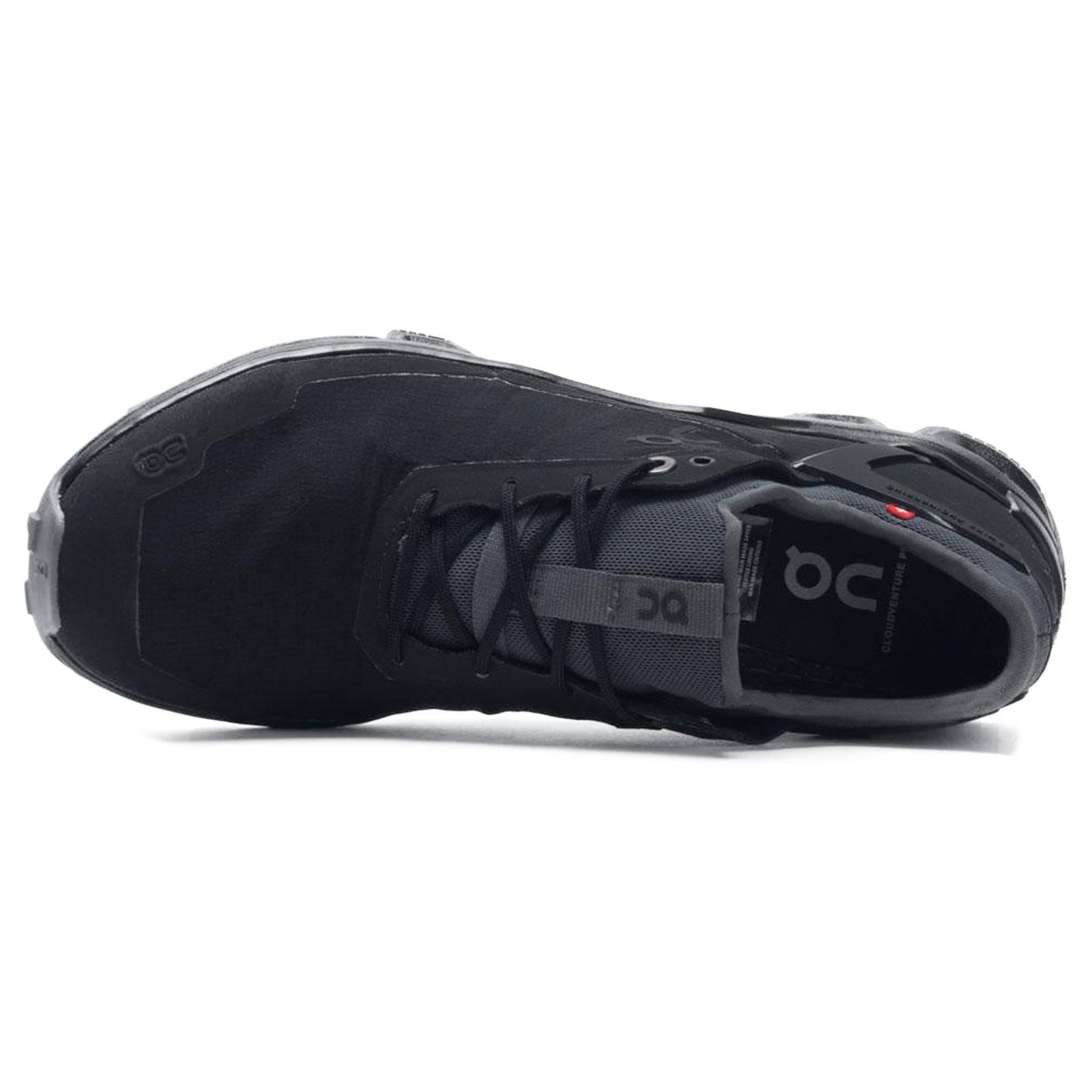 On Running Cloudventure Peak Textile Synthetic Mens Trainers#color_black rock