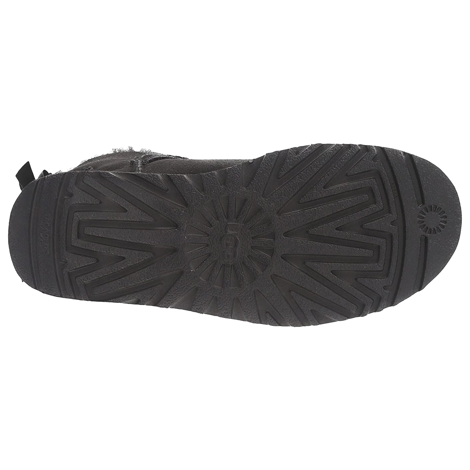 Ugg Bailey Bow II Suede Womens Boots#color_black