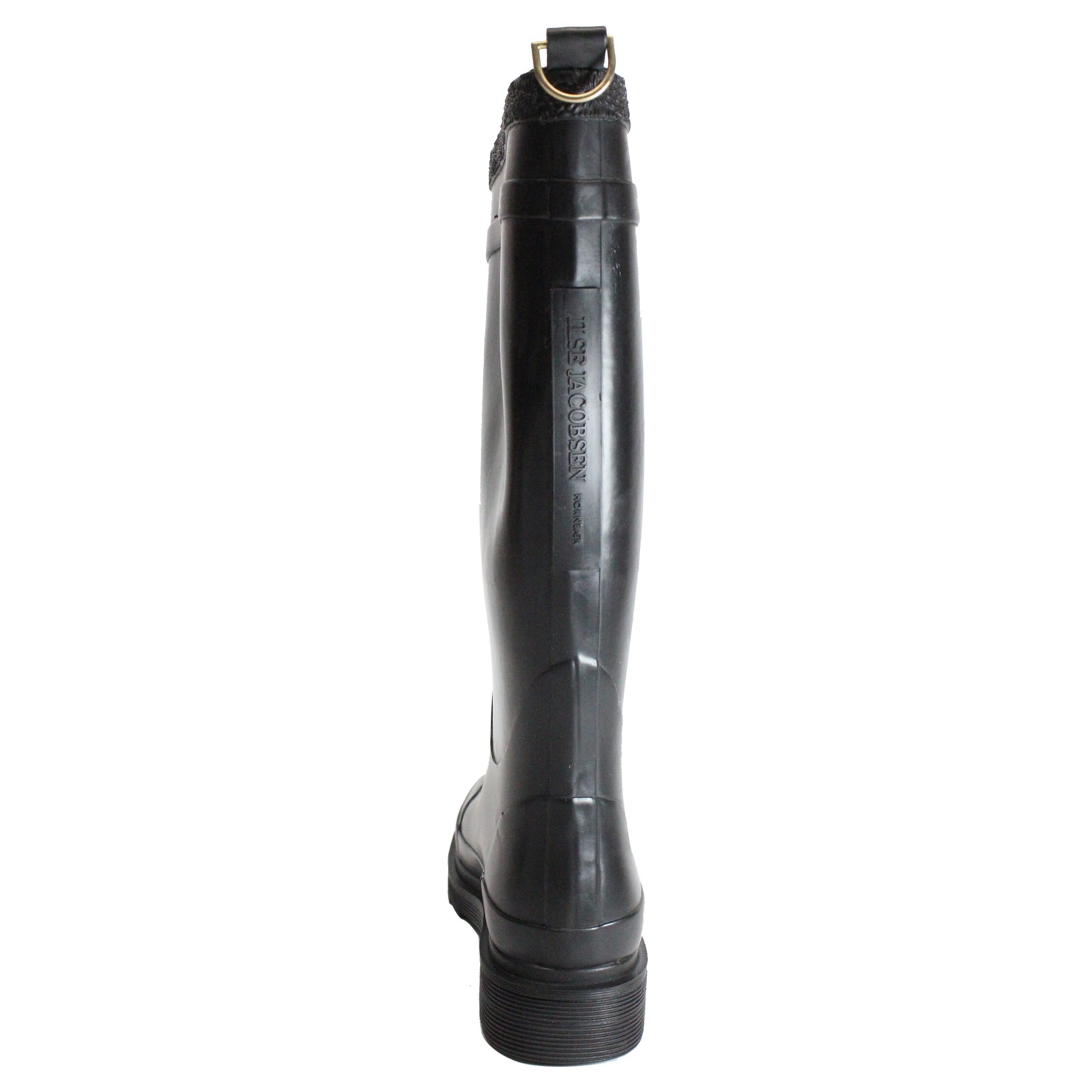 Ilse Jacobsen Rub350 Rubber Womens Boots#color_black