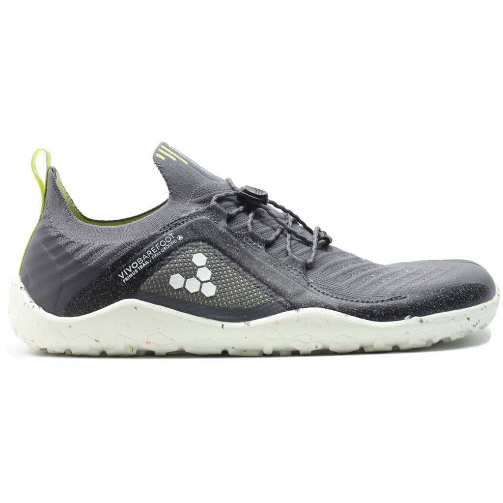 Vivobarefoot Primus Trail Knit FG Textile Synthetic Womens Trainers#color_graphite