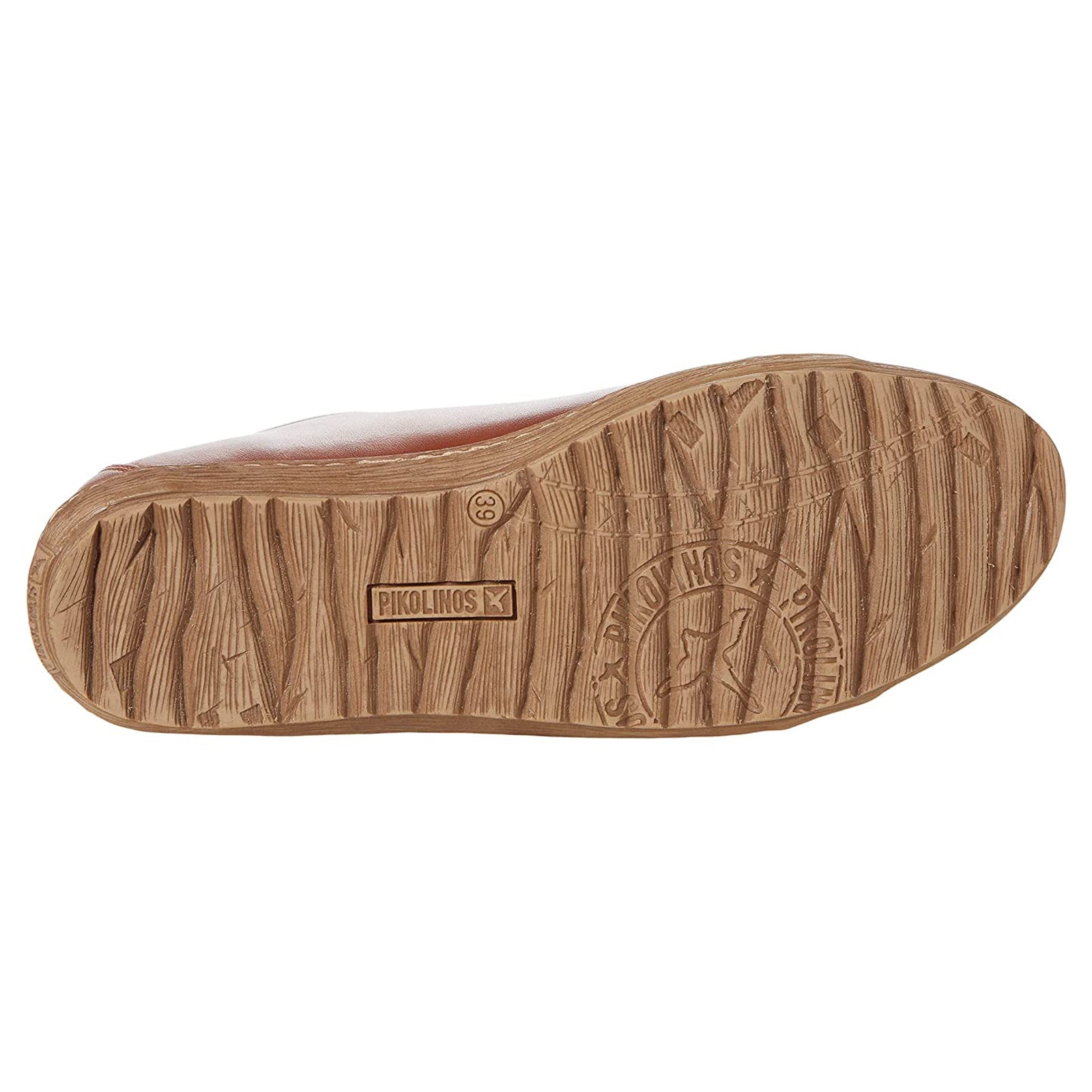 Pikolinos Lagos Leather Womens Shoes#color_brandy