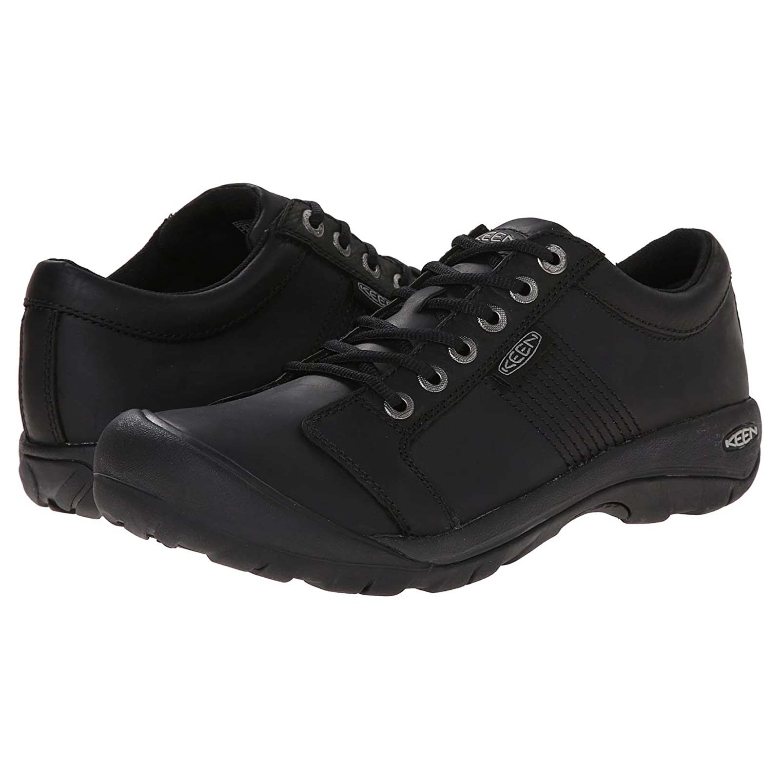 Keen Austin Leather Mens Shoes#color_black
