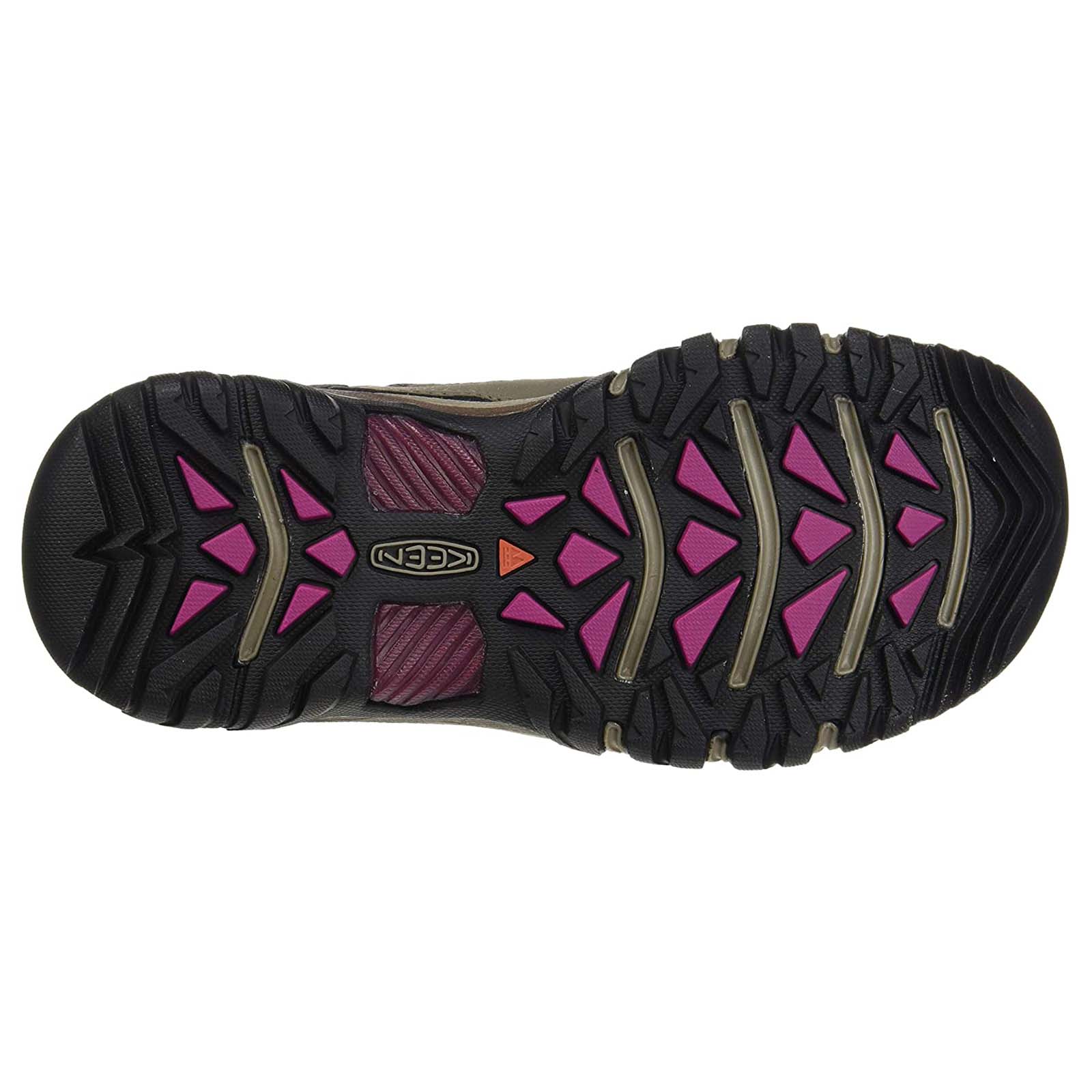 Keen Targhee III Leather Textile Womens Shoes#color_weiss boysenberry