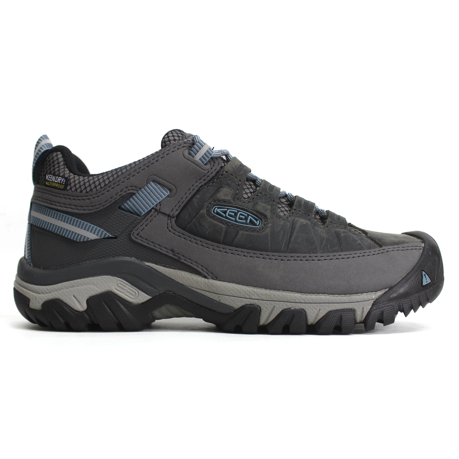 Keen Targhee III Waterproof Leather Women's Hiking Trainers#color_magnet smoke blue