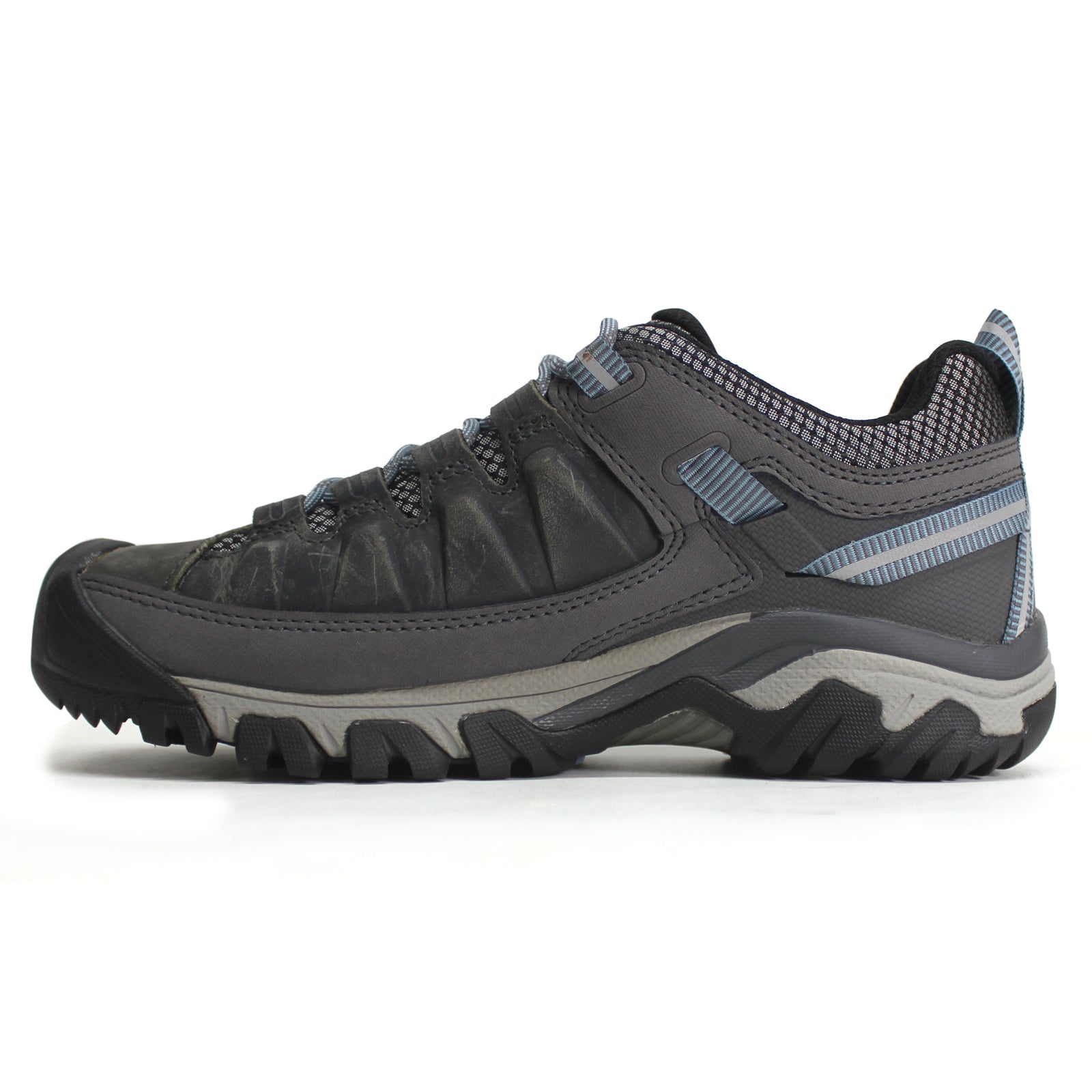 Keen Targhee III Leather Textile Womens Shoes#color_magnet smoke blue