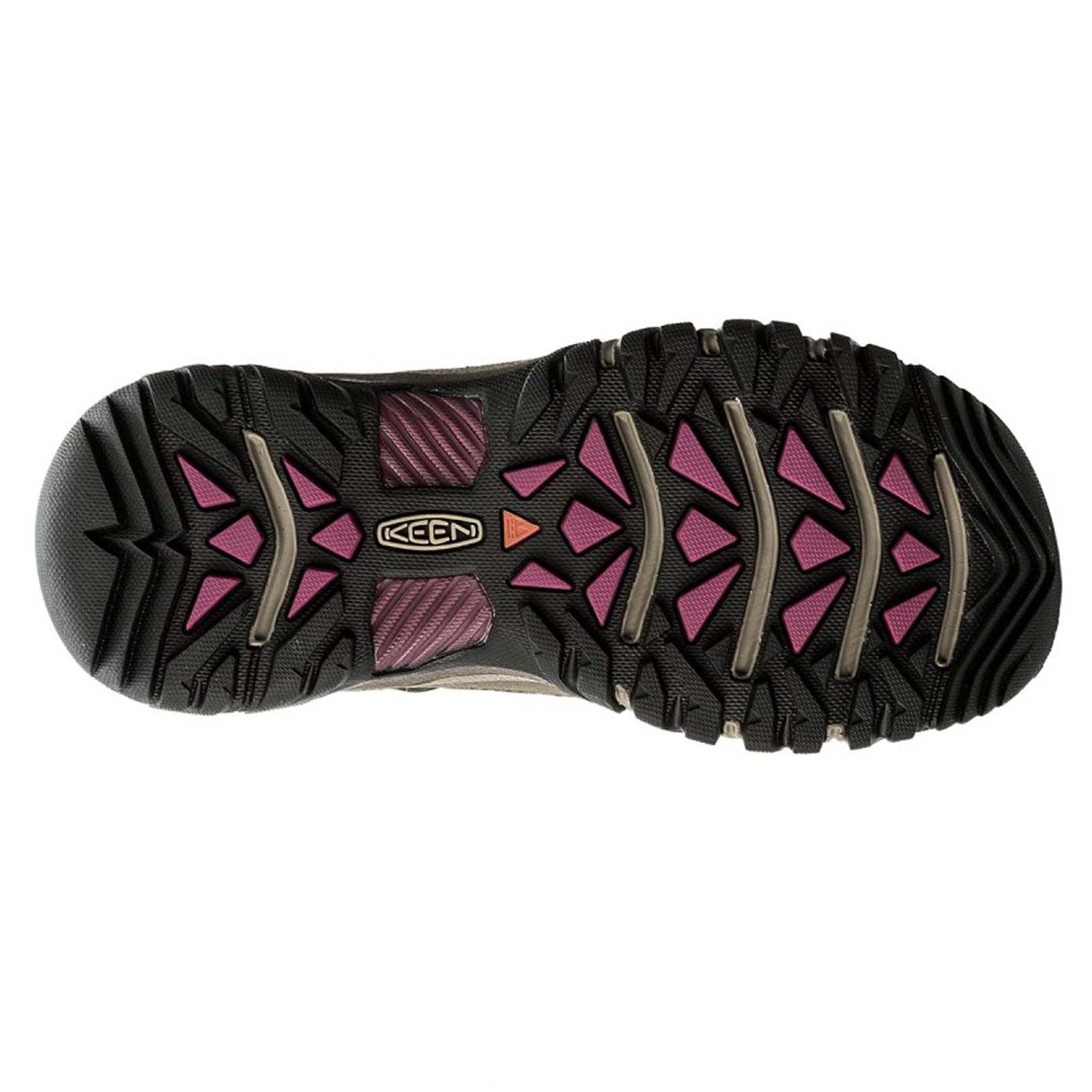 Keen Targhee III Mid Leather Textile Womens Boots#color_weiss boysenberry
