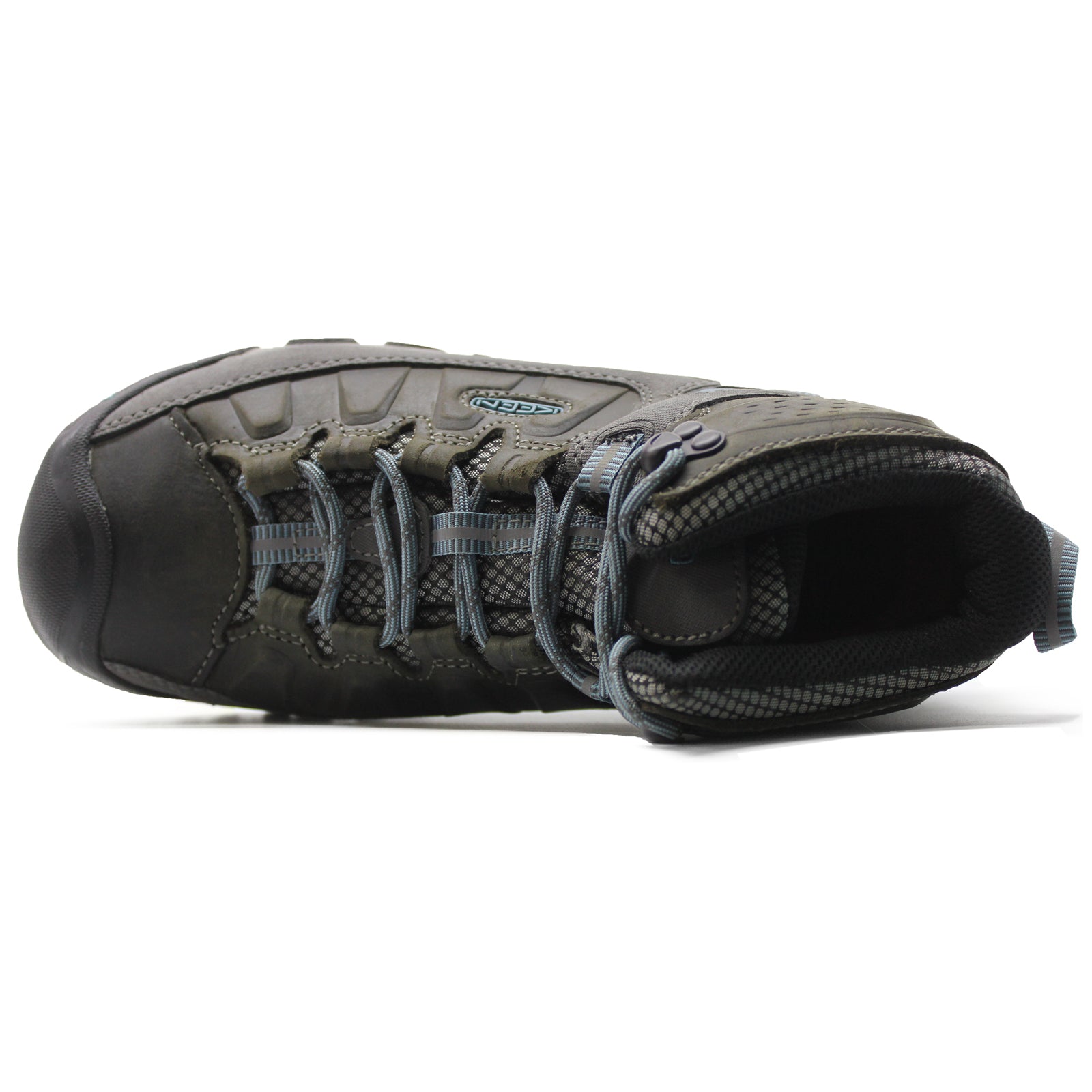 Keen Targhee III Mid Leather Textile Womens Boots#color_magnet atlantic blue