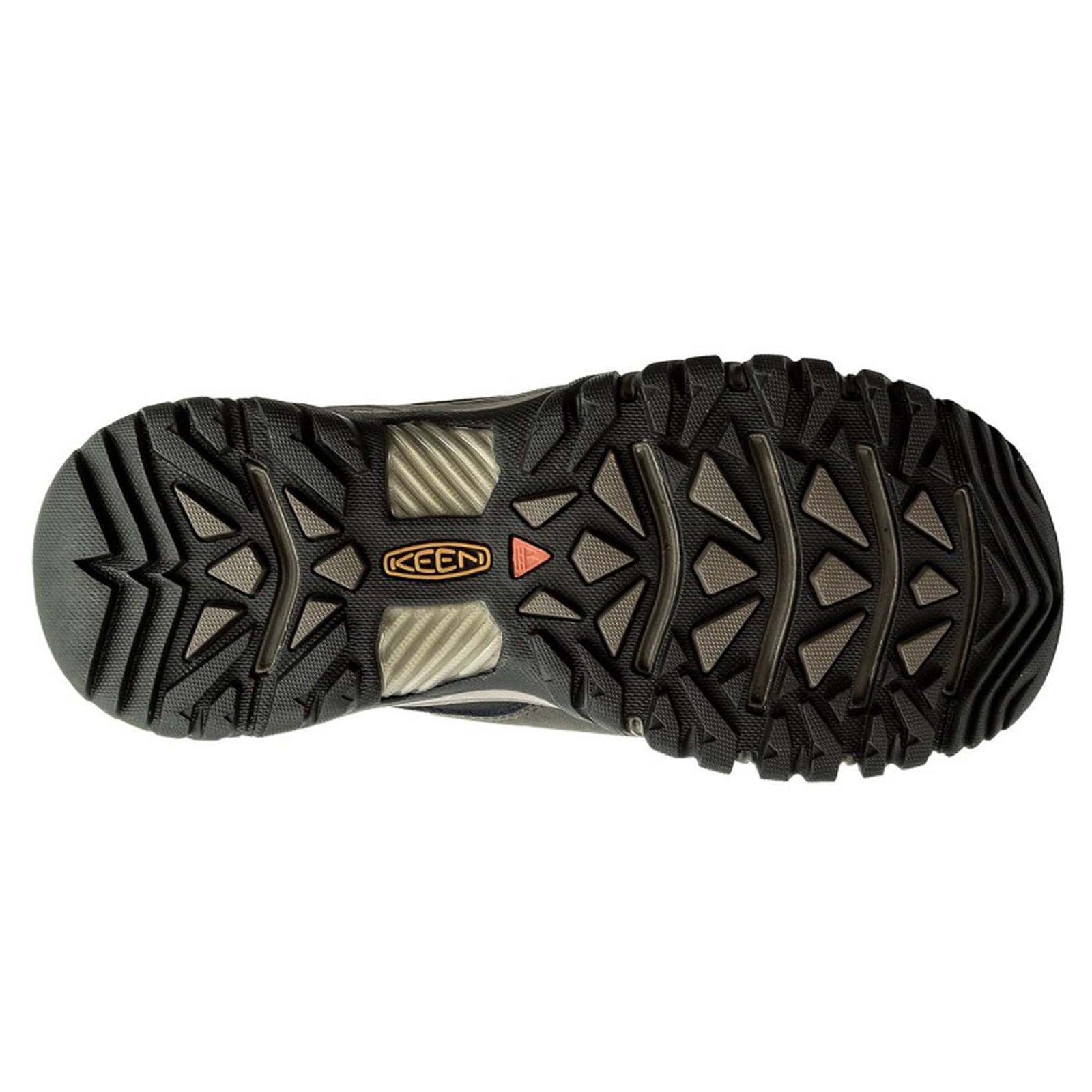 Keen Targhee III WP Leather Textile Mens Shoes#color_black olive golden brown