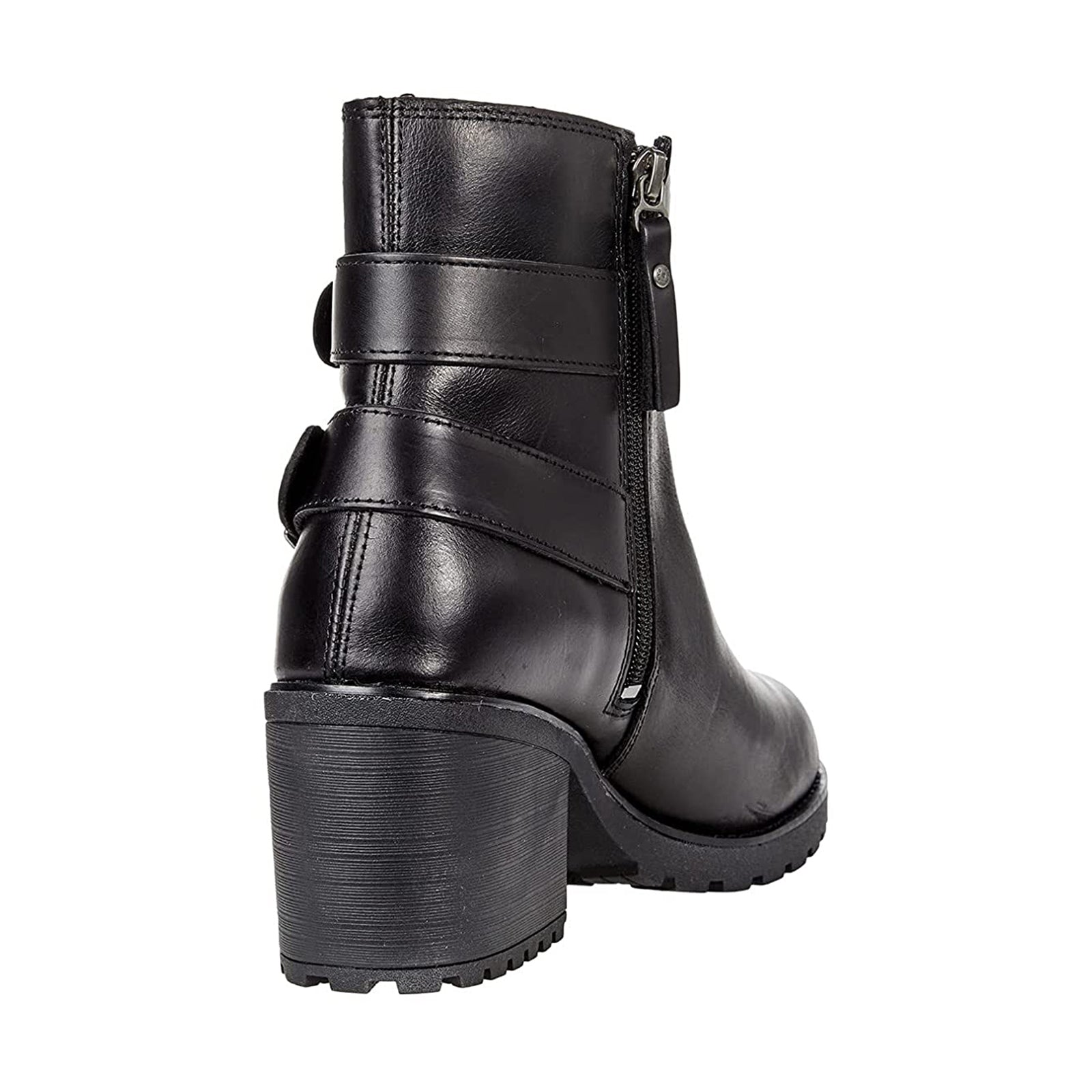 Harley Davidson Lalanne DBL Strap Leather Womens Boots#color_black
