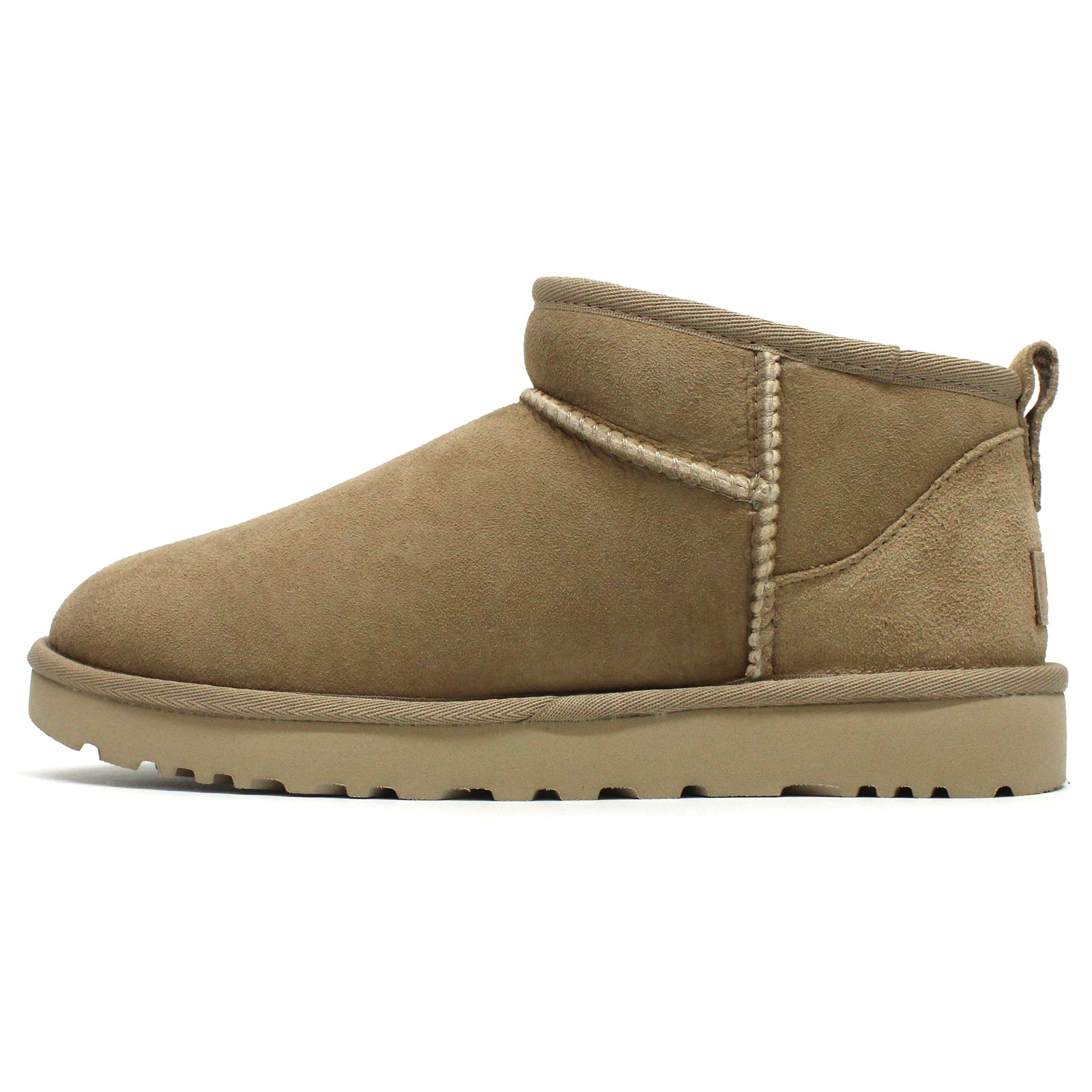Ugg Classic Ultra Mini 1116109-SAN Suede Womens Boots - Sand - 40#color_sand