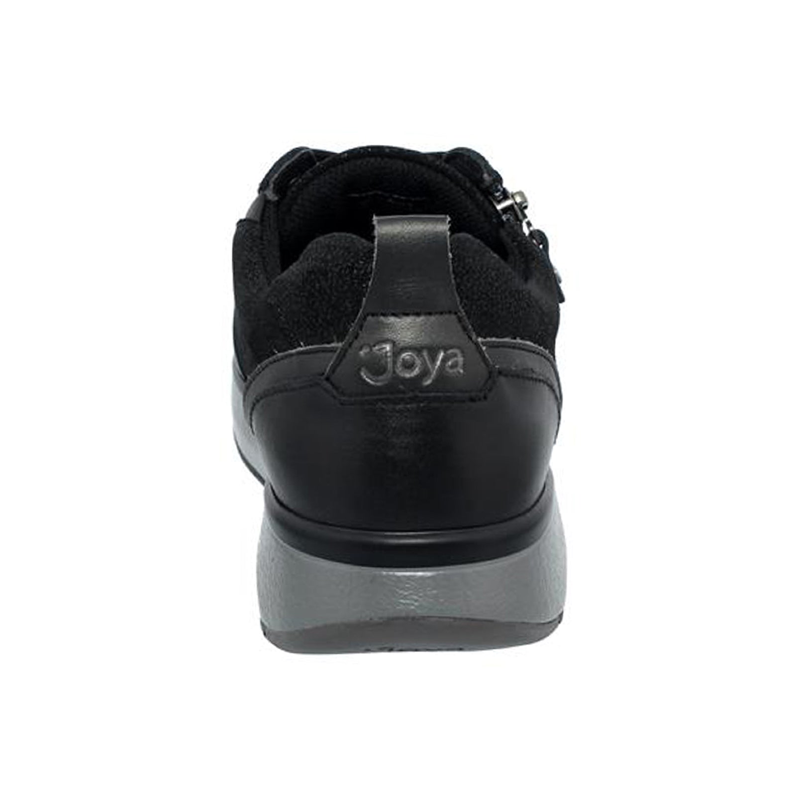 Joya Laura II Leather Textile Womens Shoes#color_black