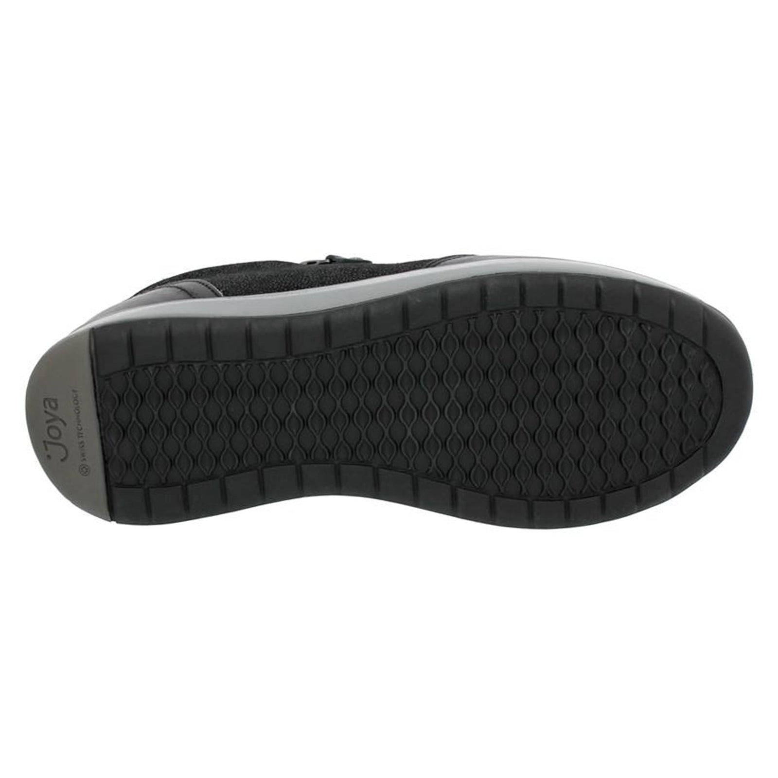 Joya Laura II Leather Textile Womens Shoes#color_black