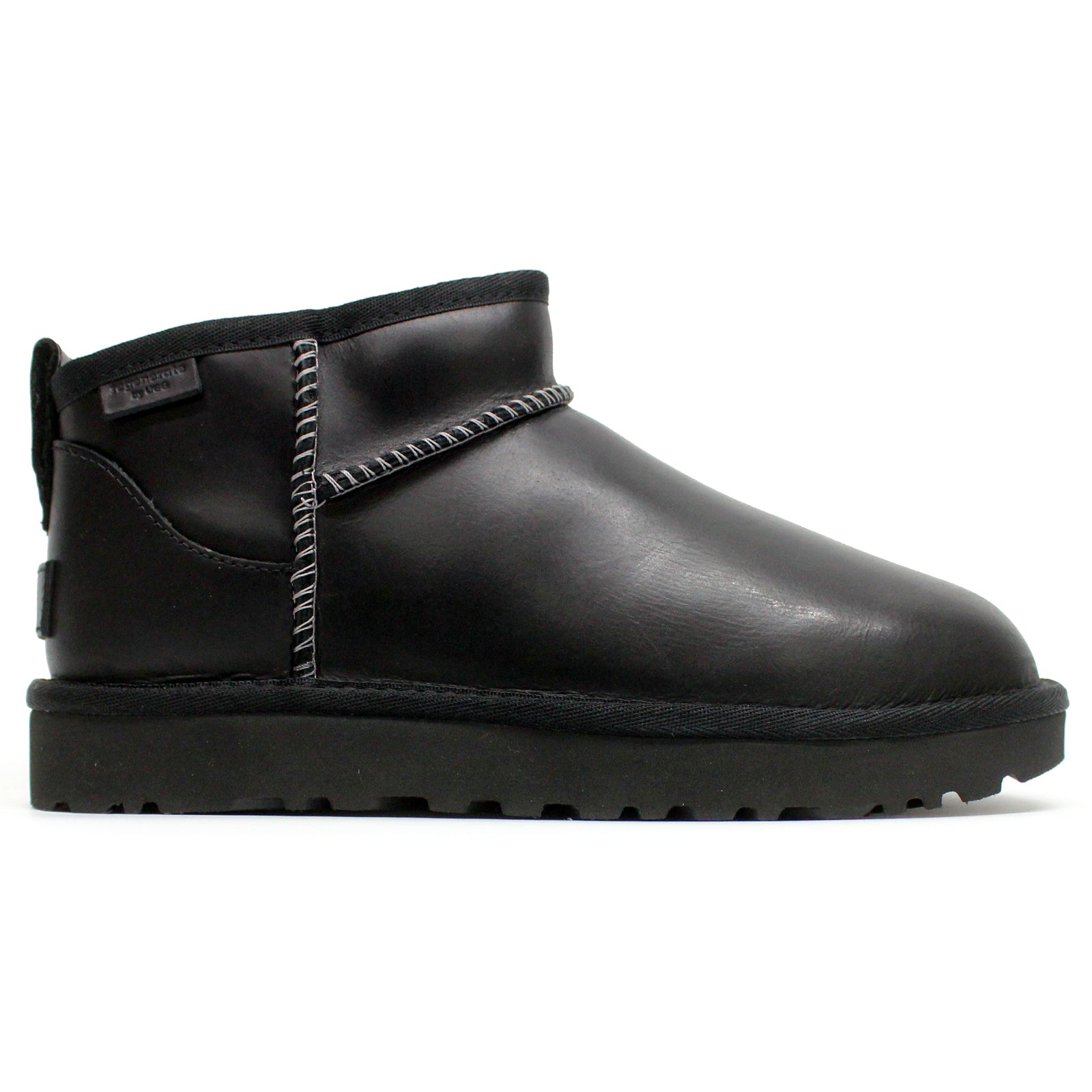 Ugg Classic Ultra Mini 1163490-BLK Leather Womens Boots - Black Black - 39#color_black black