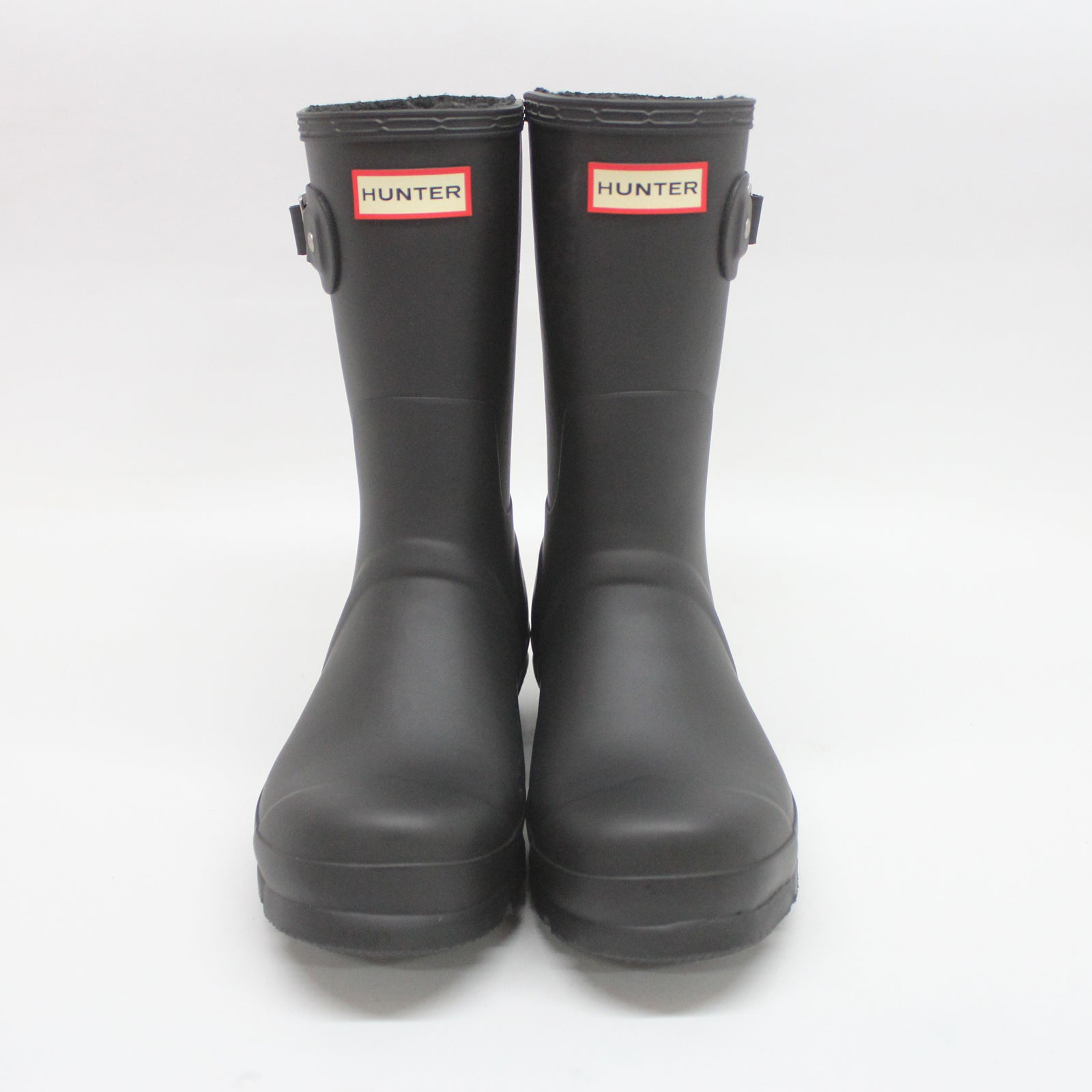 Hunter Original Insulated Short MFS9097RMA-BLK Rubber Mens Boots - Black - 40-41#color_black