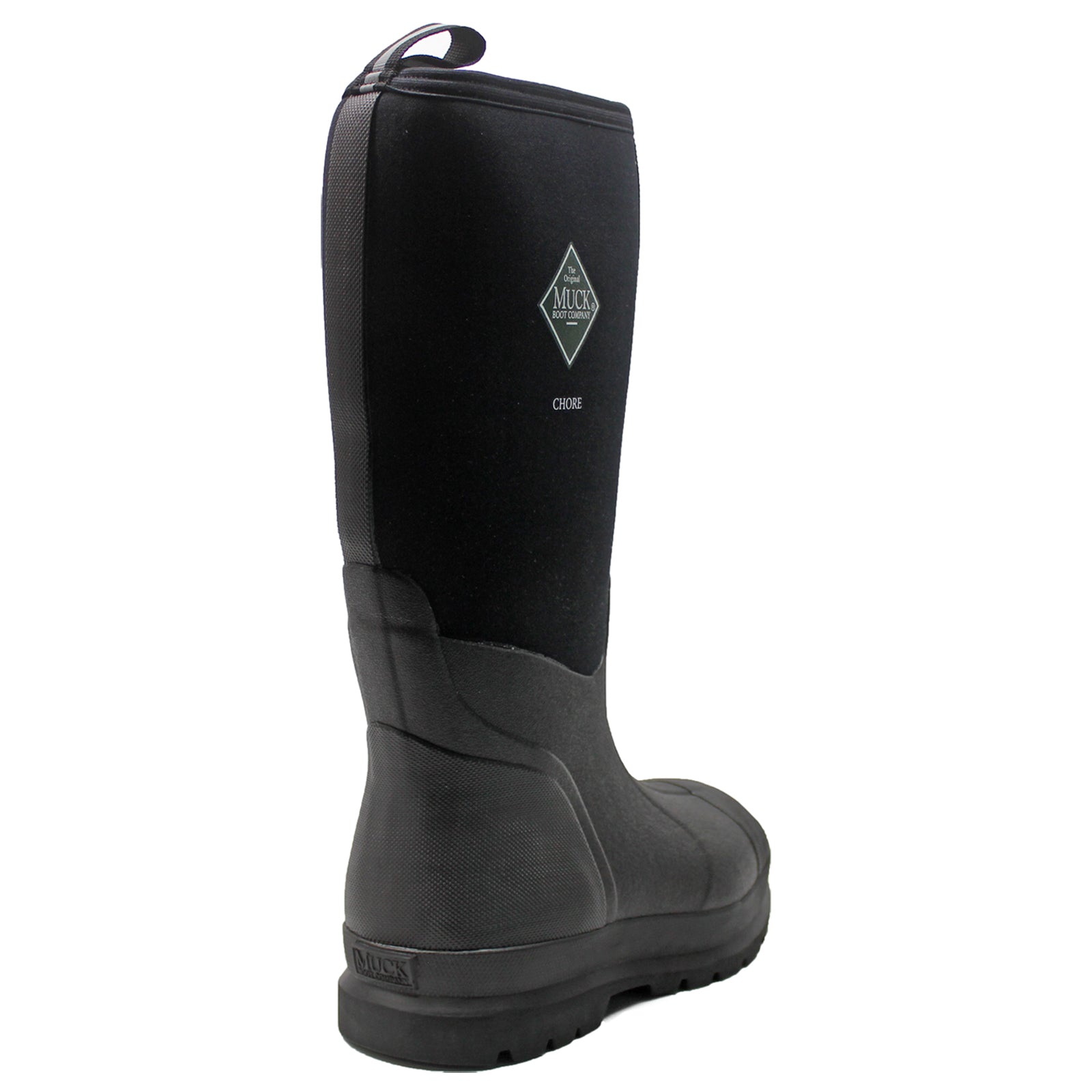 Muck Boot Chore Synthetic Textile Mens Boots#color_black