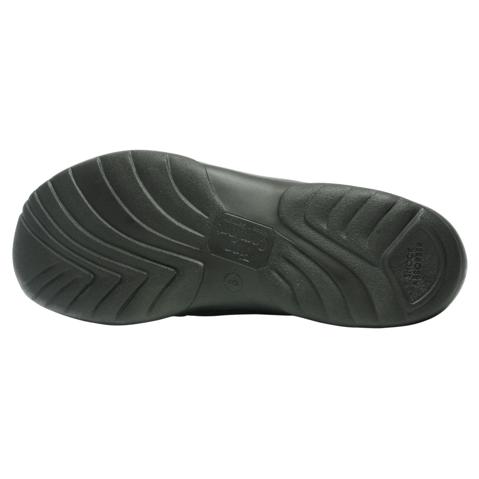 Finn Comfort Cardiff Leather Mens Shoes#color_black