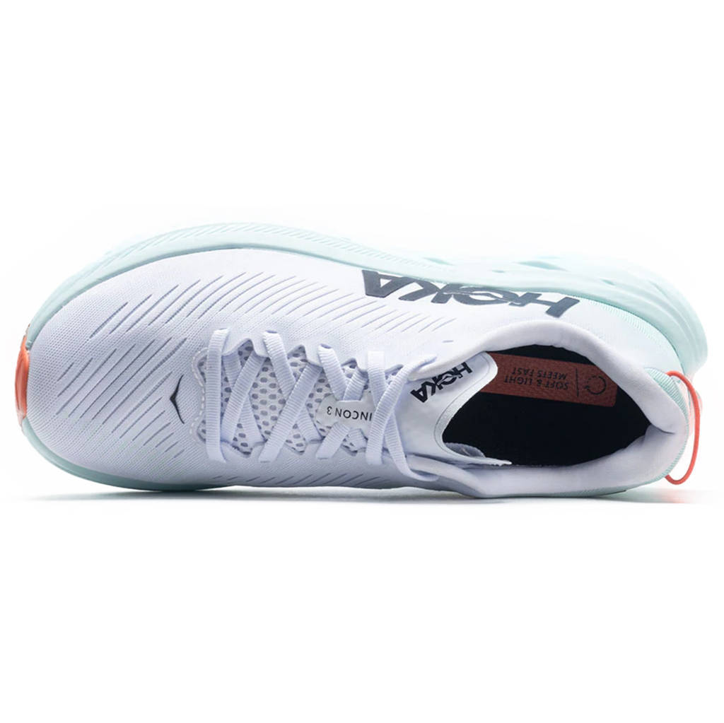 Hoka Rincon 3 Mesh Women's Running Shoes#color_white blue glass