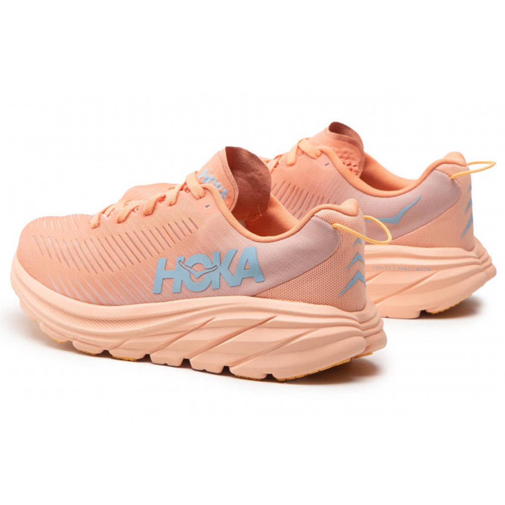 Hoka Rincon 3 Mesh Women's Running Shoes#color_shell coral peach parfait