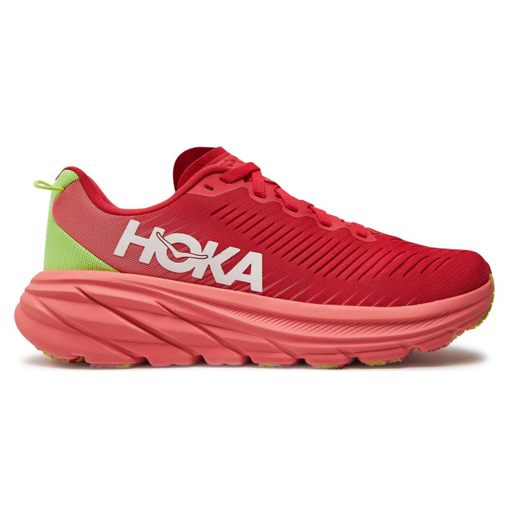 Hoka Rincon 3 Mesh Women's Running Shoes#color_cerise coral