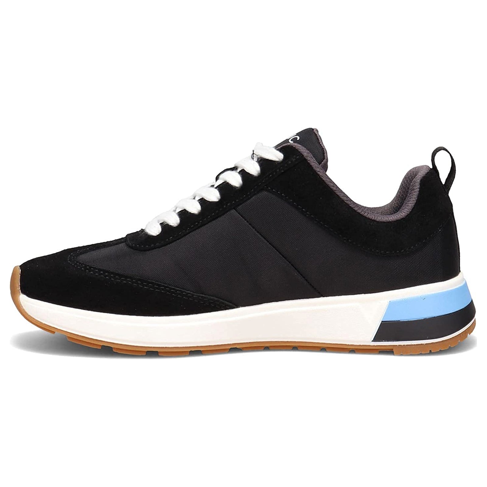 Vionic Curran Breilyn Suede Textile Womens Trainers#color_black