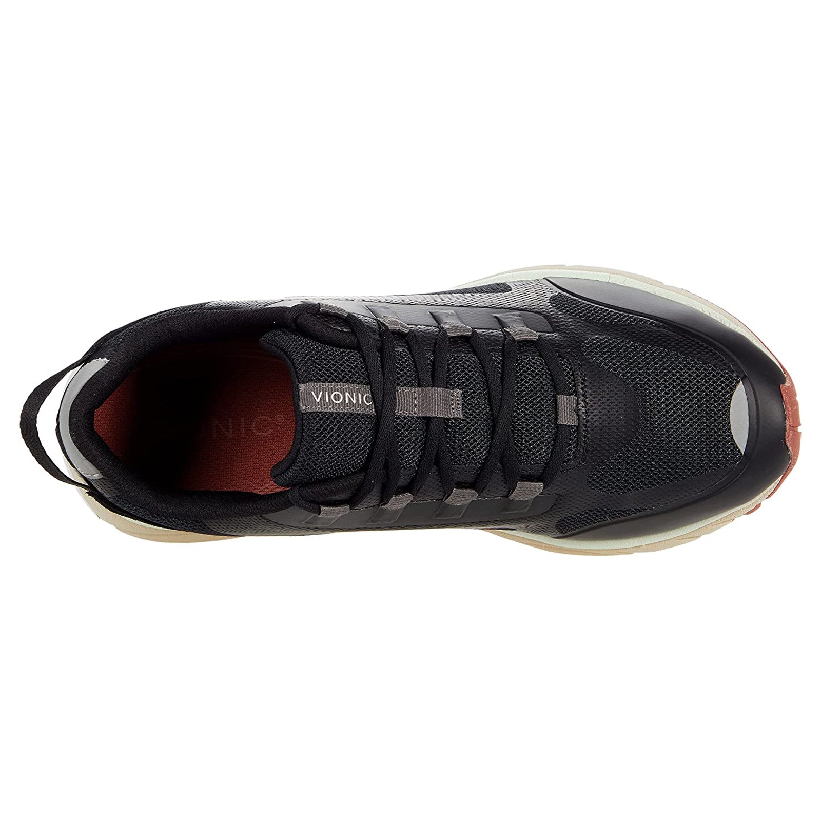 Vionic Edin EDIN-BLK Synthetic Textile Womens Trainers - Black - 38#color_black