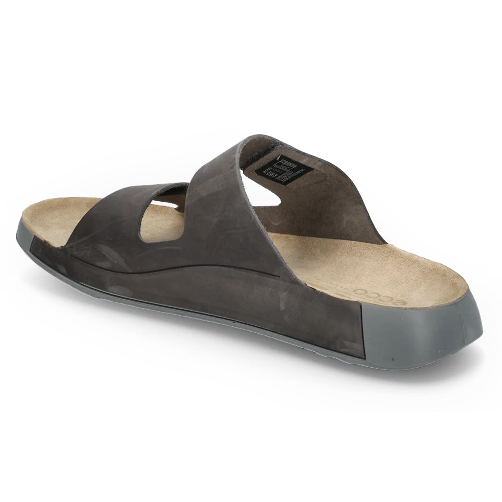 Ecco 2nd Cozmo Leather Mens Sandals#color_steel