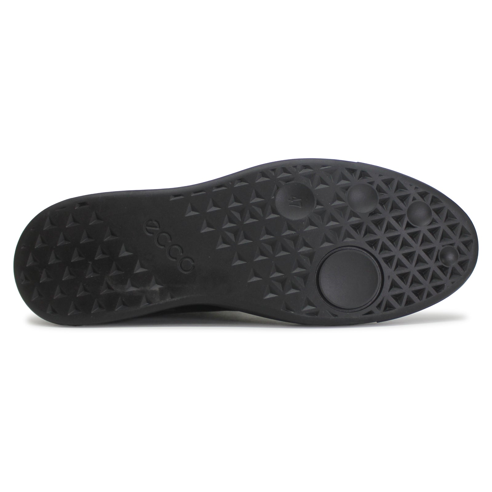 Ecco Street Tray 504574 Leather Mens Trainers#color_black