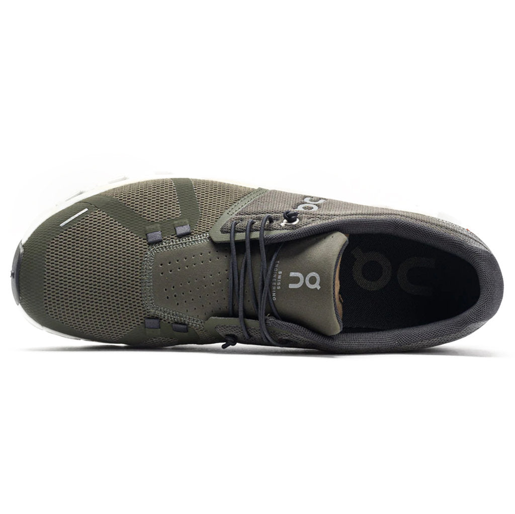 On Cloud 5 Textile Men's Running Shoes#color_olive white
